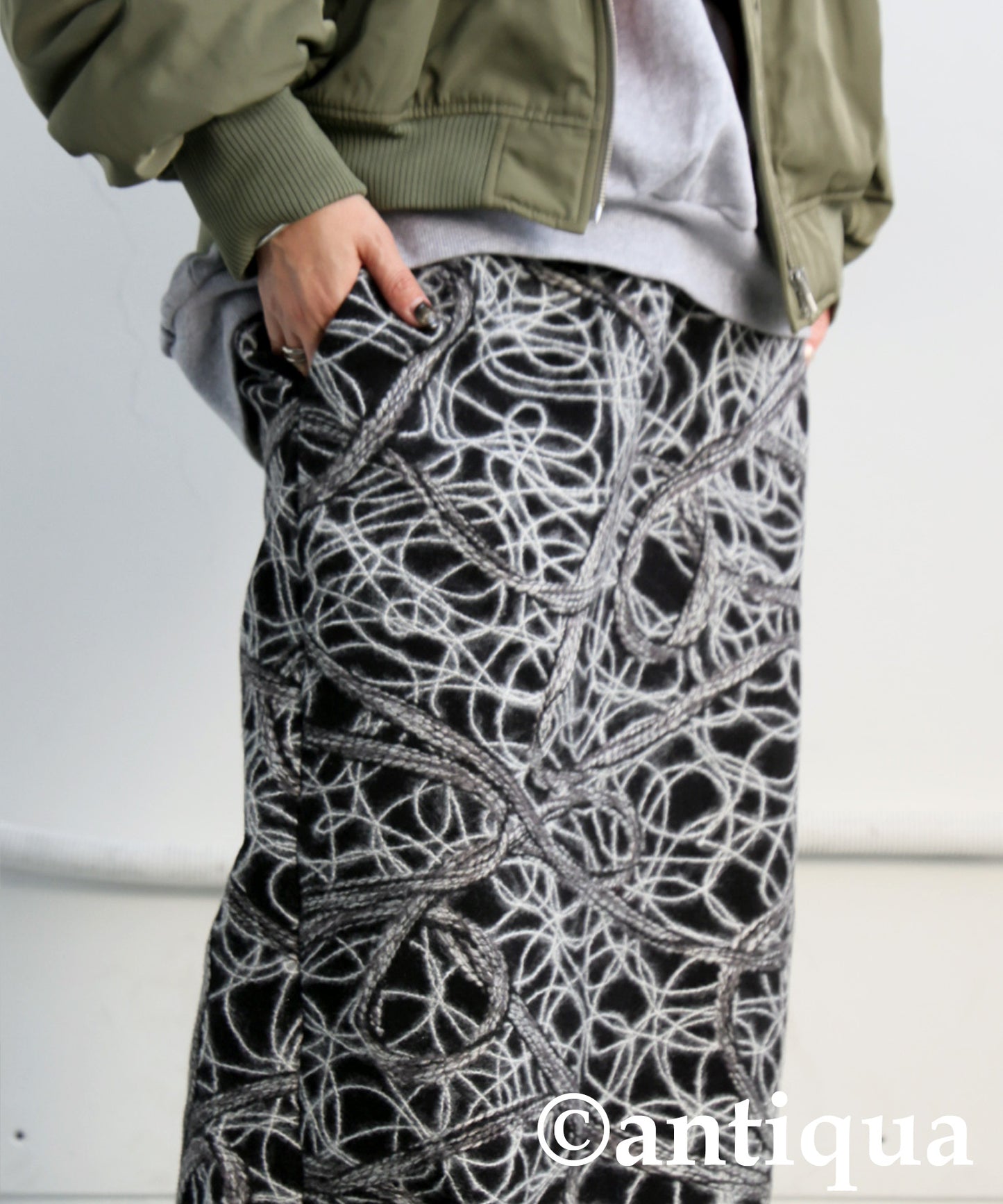 Art Pattern Skirt Ladies