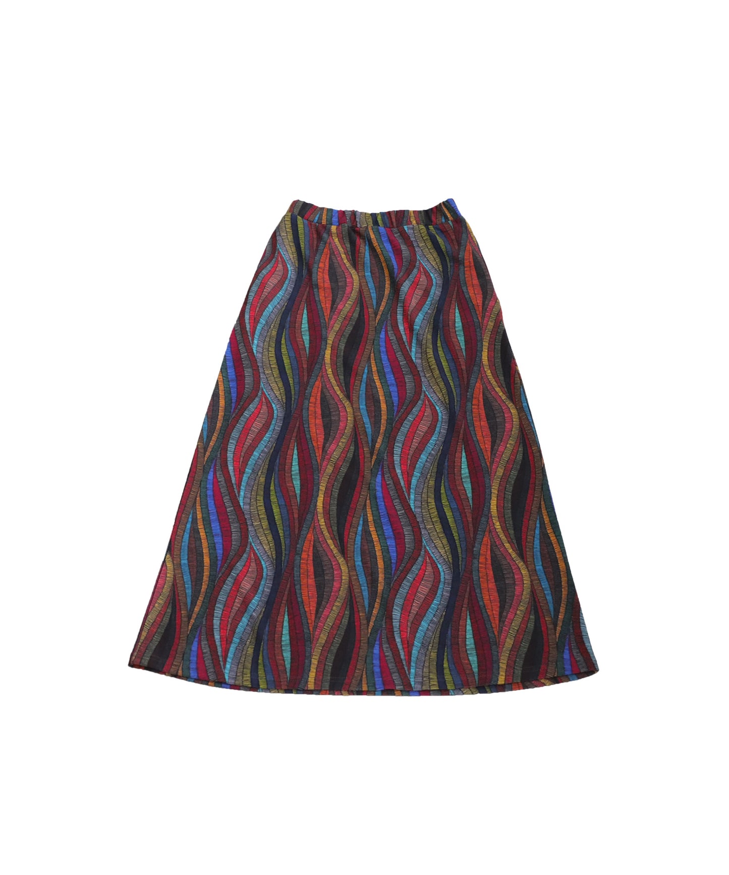 Wave Pattern Skirt Ladies