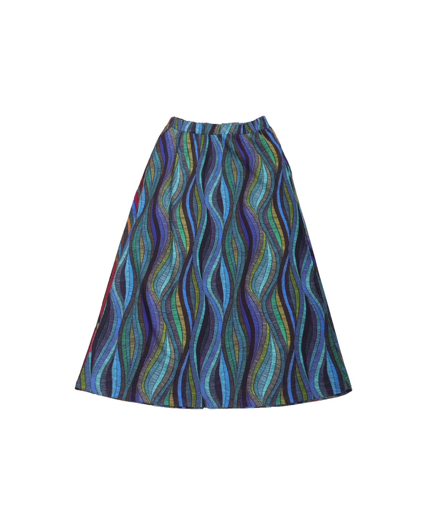 Wave Pattern Skirt Ladies