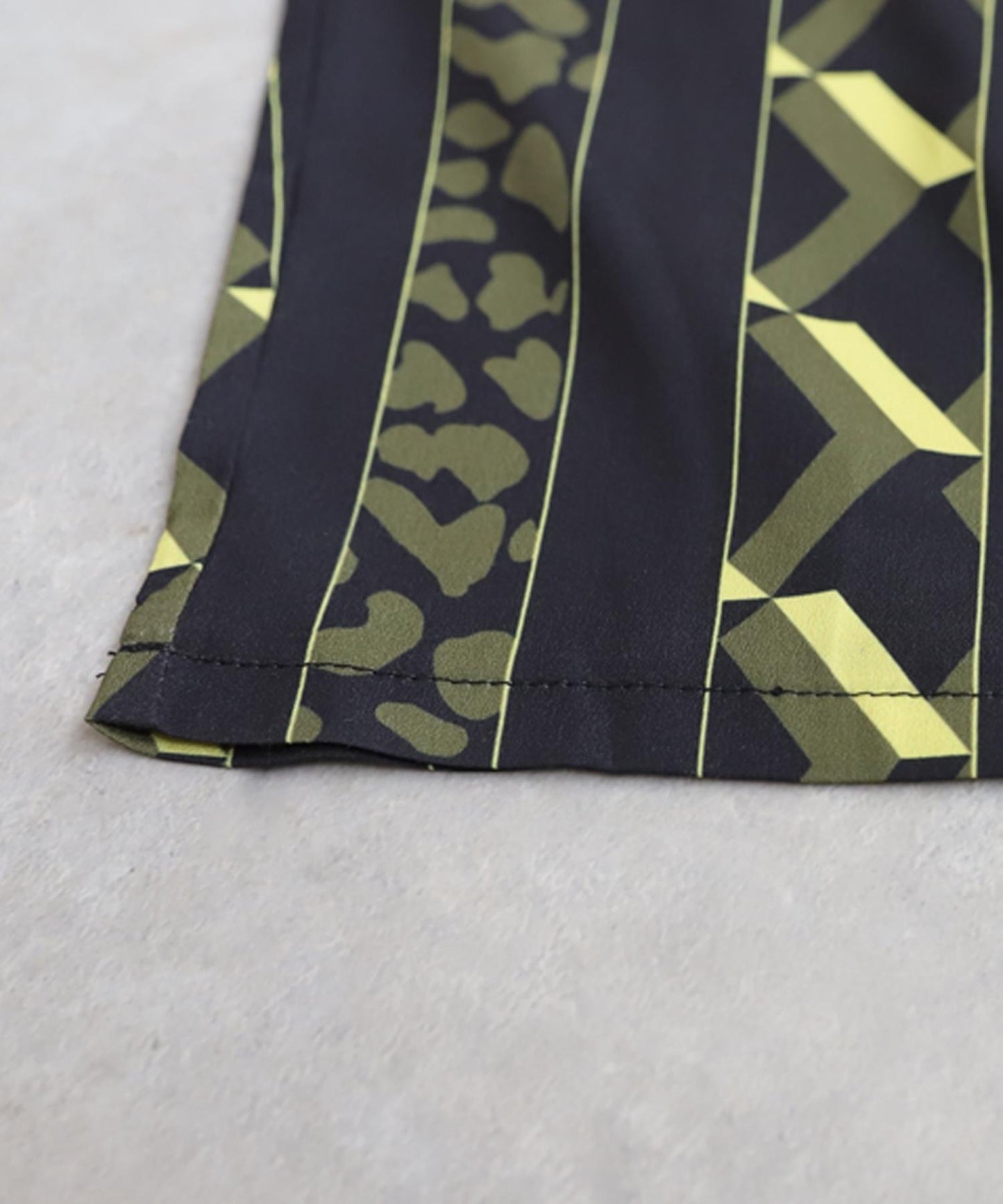 Ladies Art Stripe Wide Pants