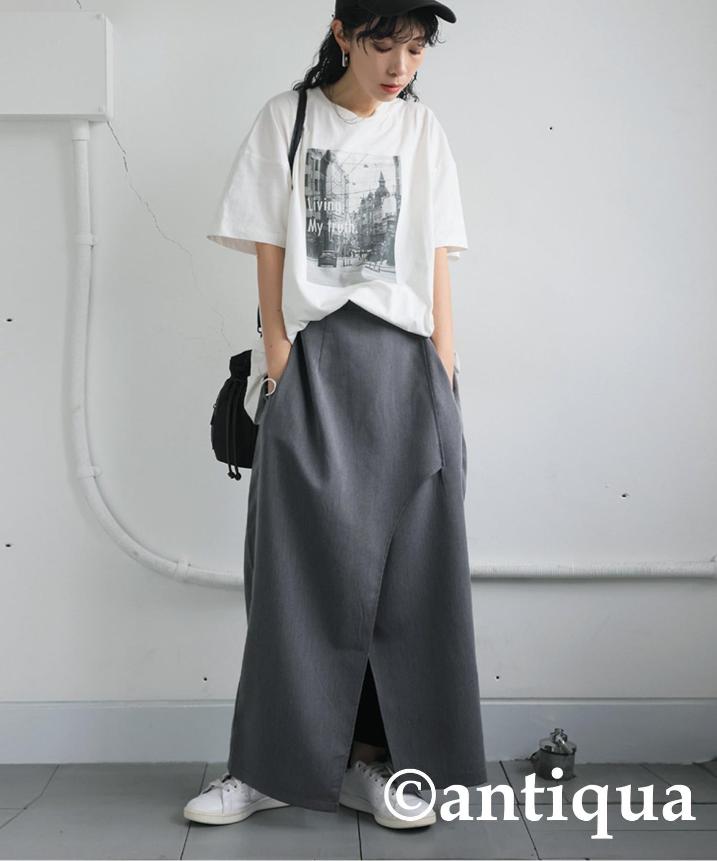 Ladies Slit Design Skirt