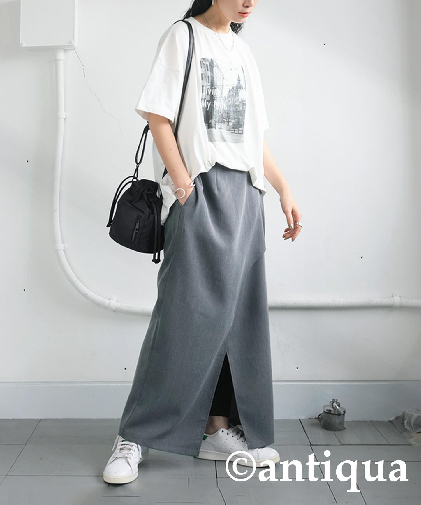 Ladies Slit Design Skirt