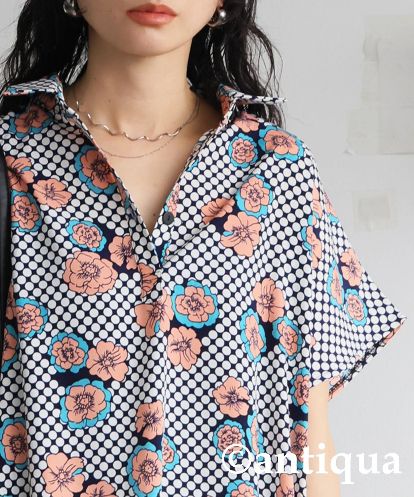 Ladies Flower Dot Dress