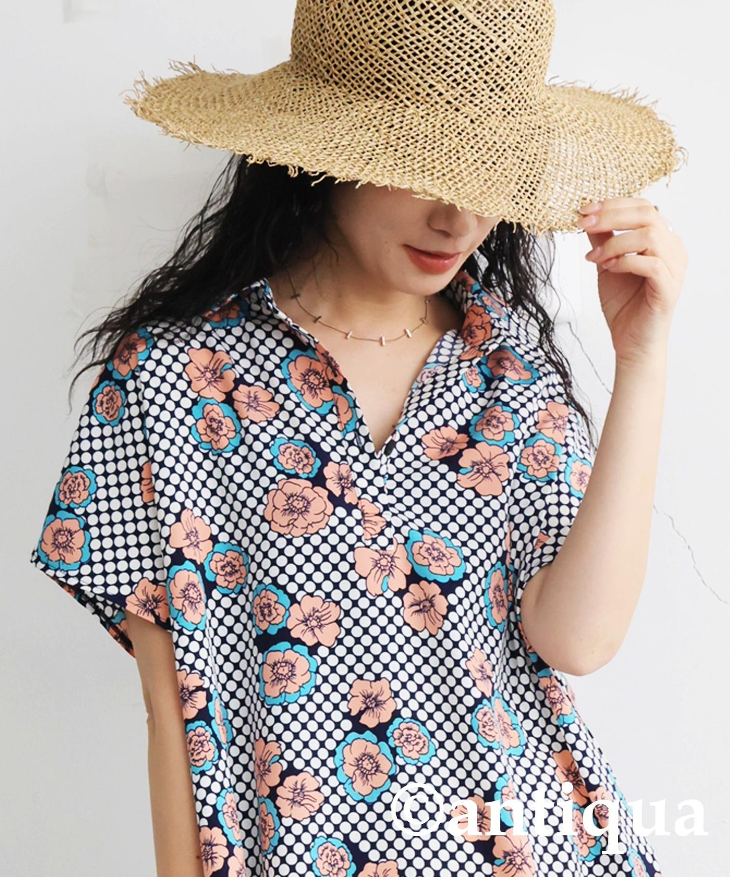 Ladies Flower Dot Dress