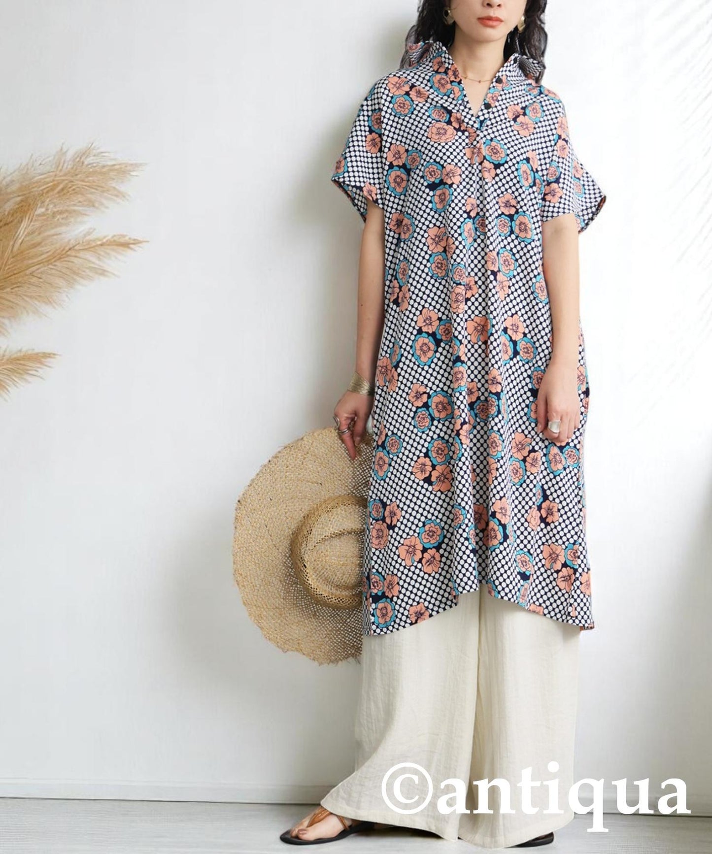 Ladies Flower Dot Dress