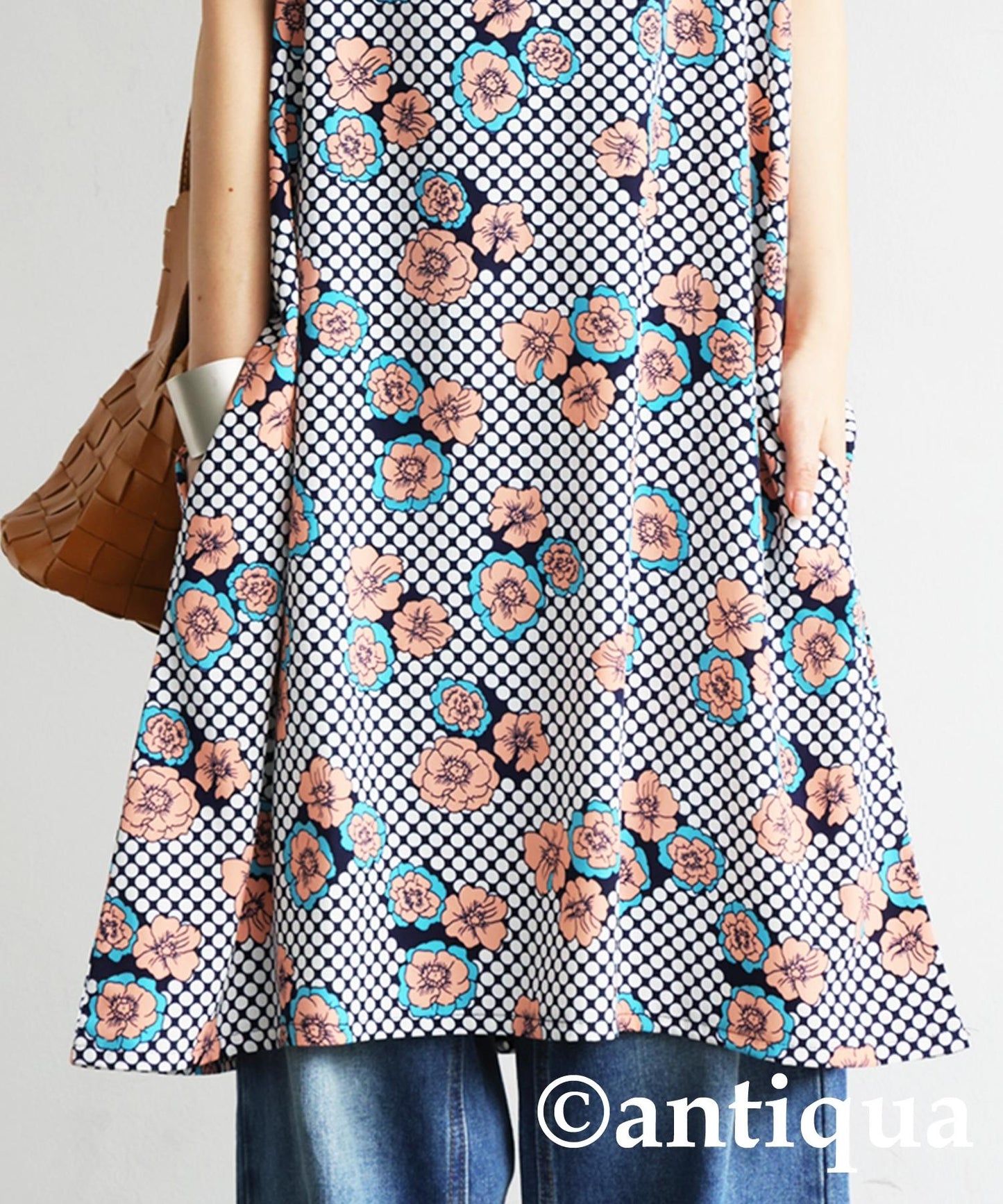 Ladies Flower Dot Dress