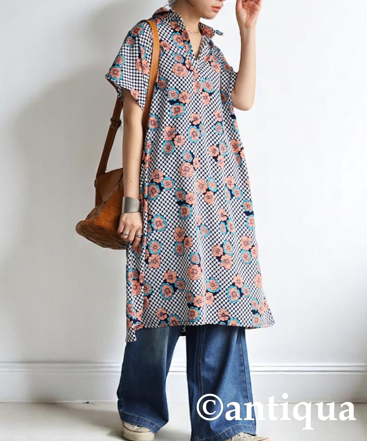 Ladies Flower Dot Dress