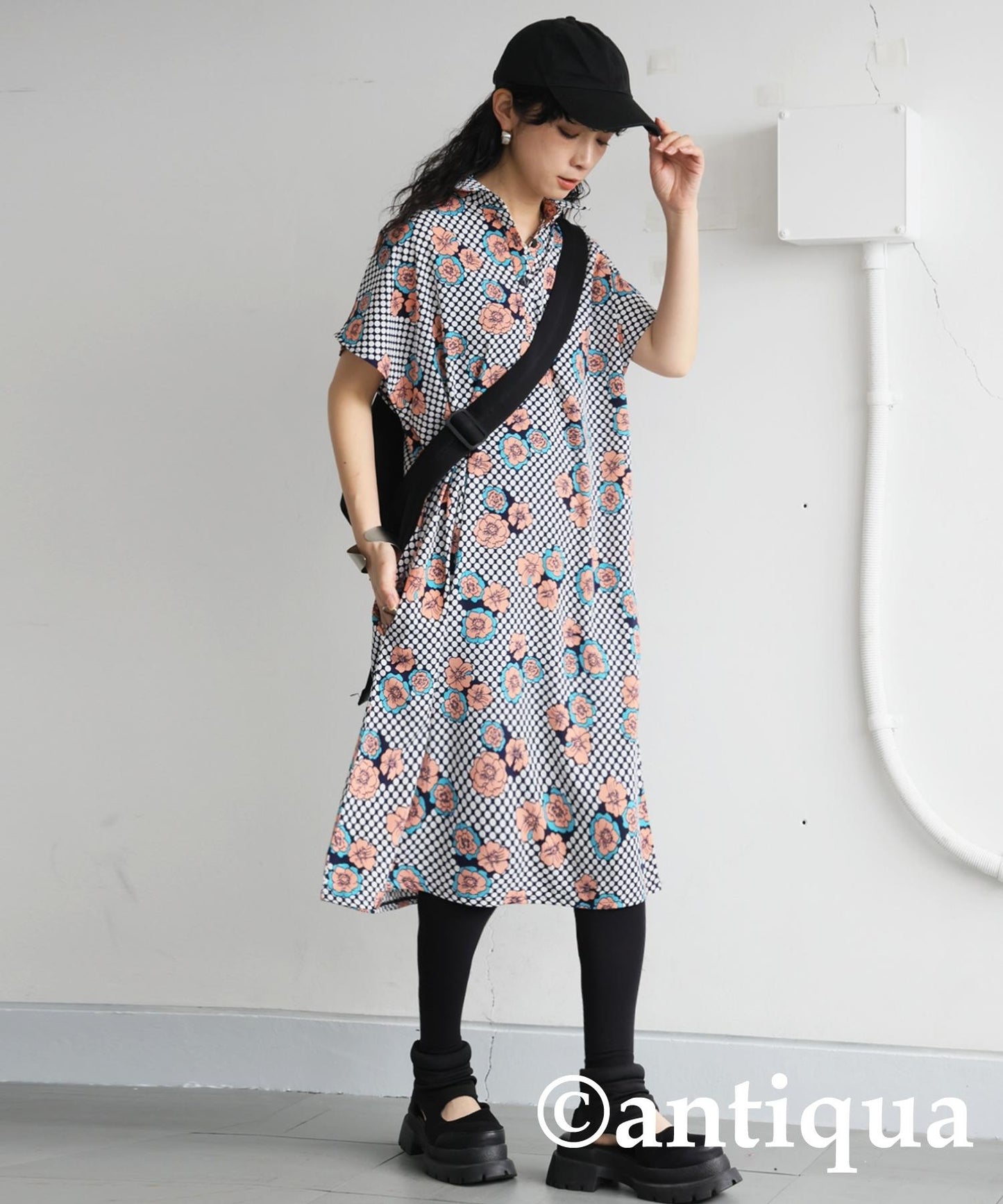 Ladies Flower Dot Dress