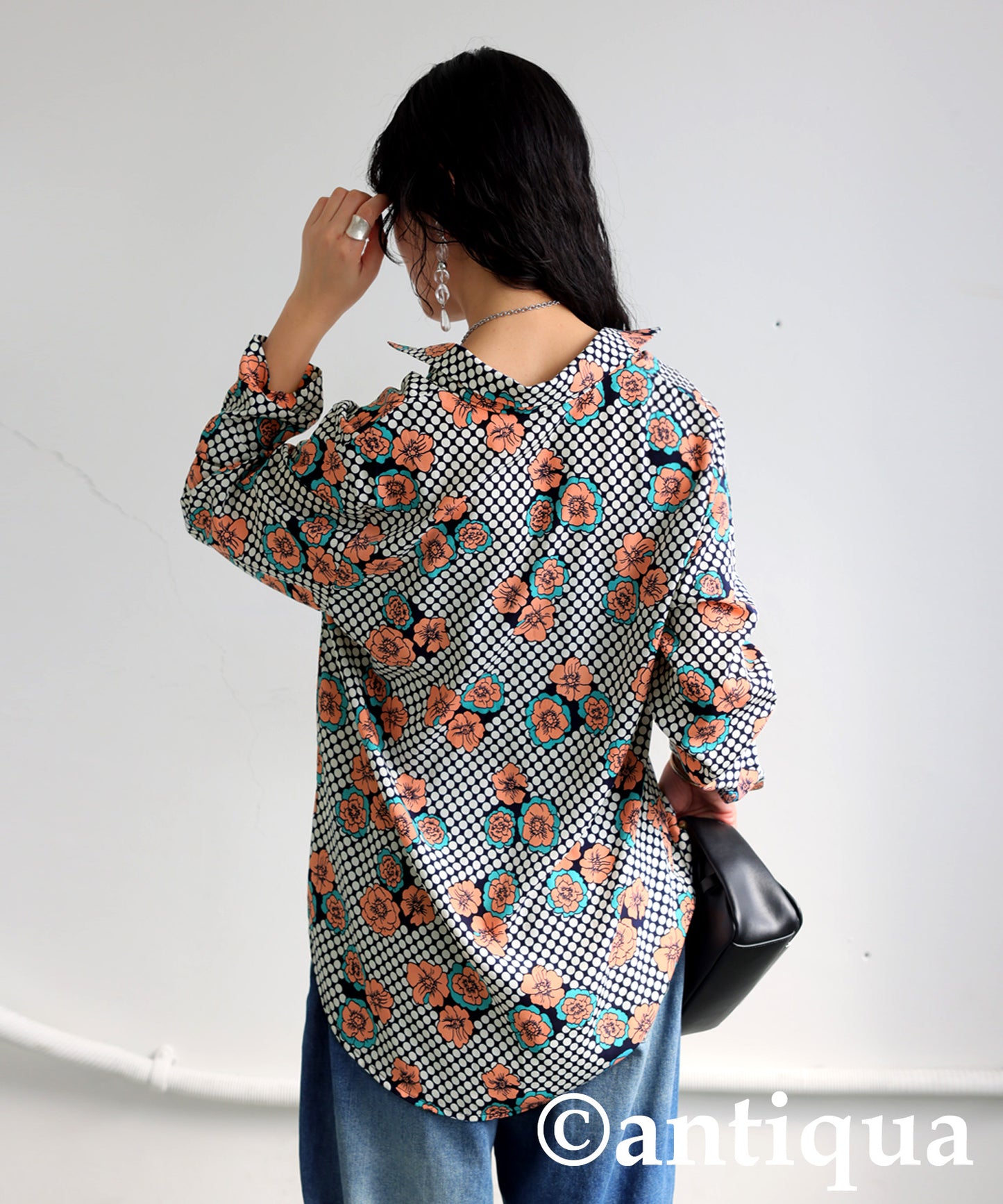 Retro Flower Shirt Ladies
