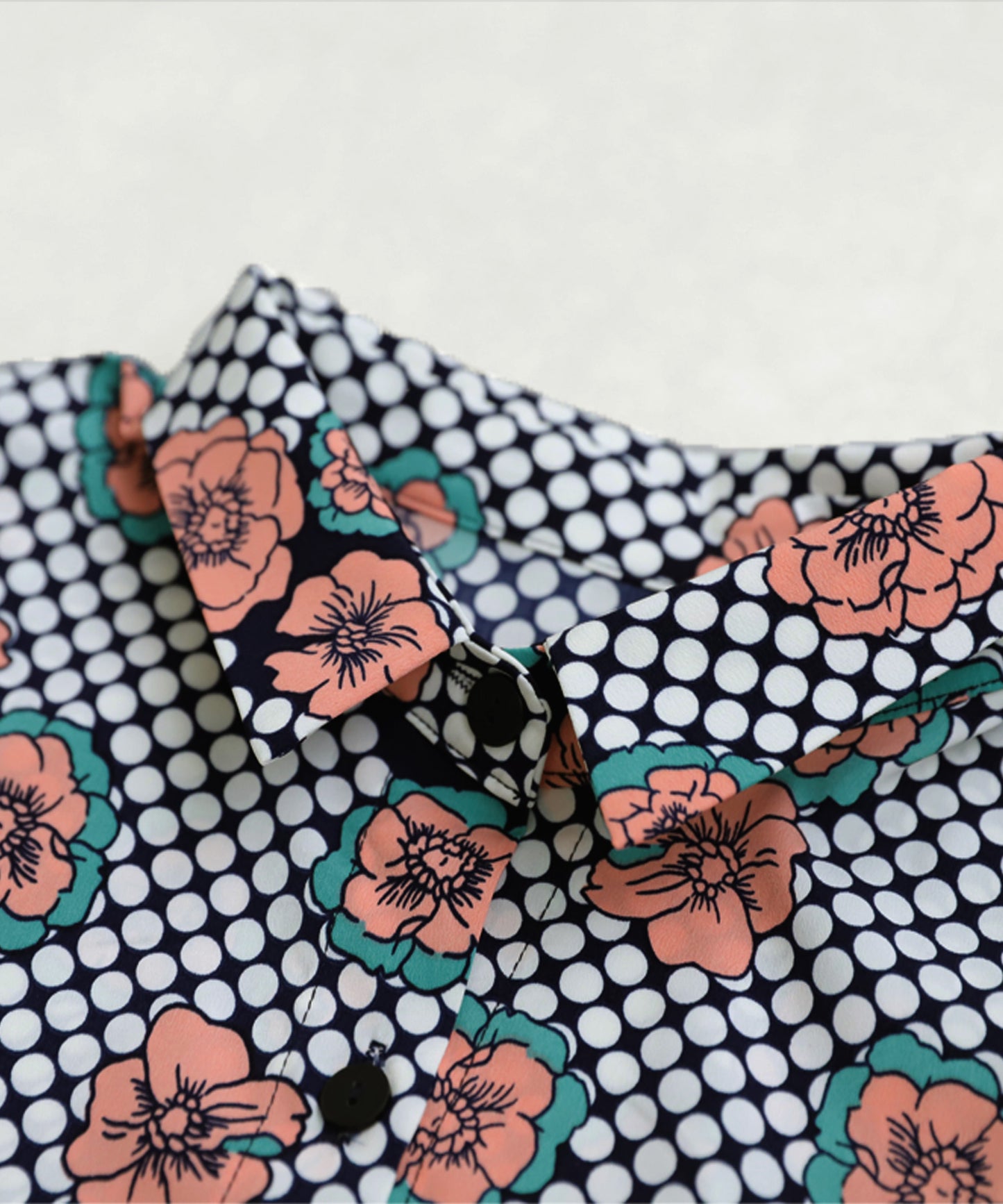 Retro Flower Shirt Ladies