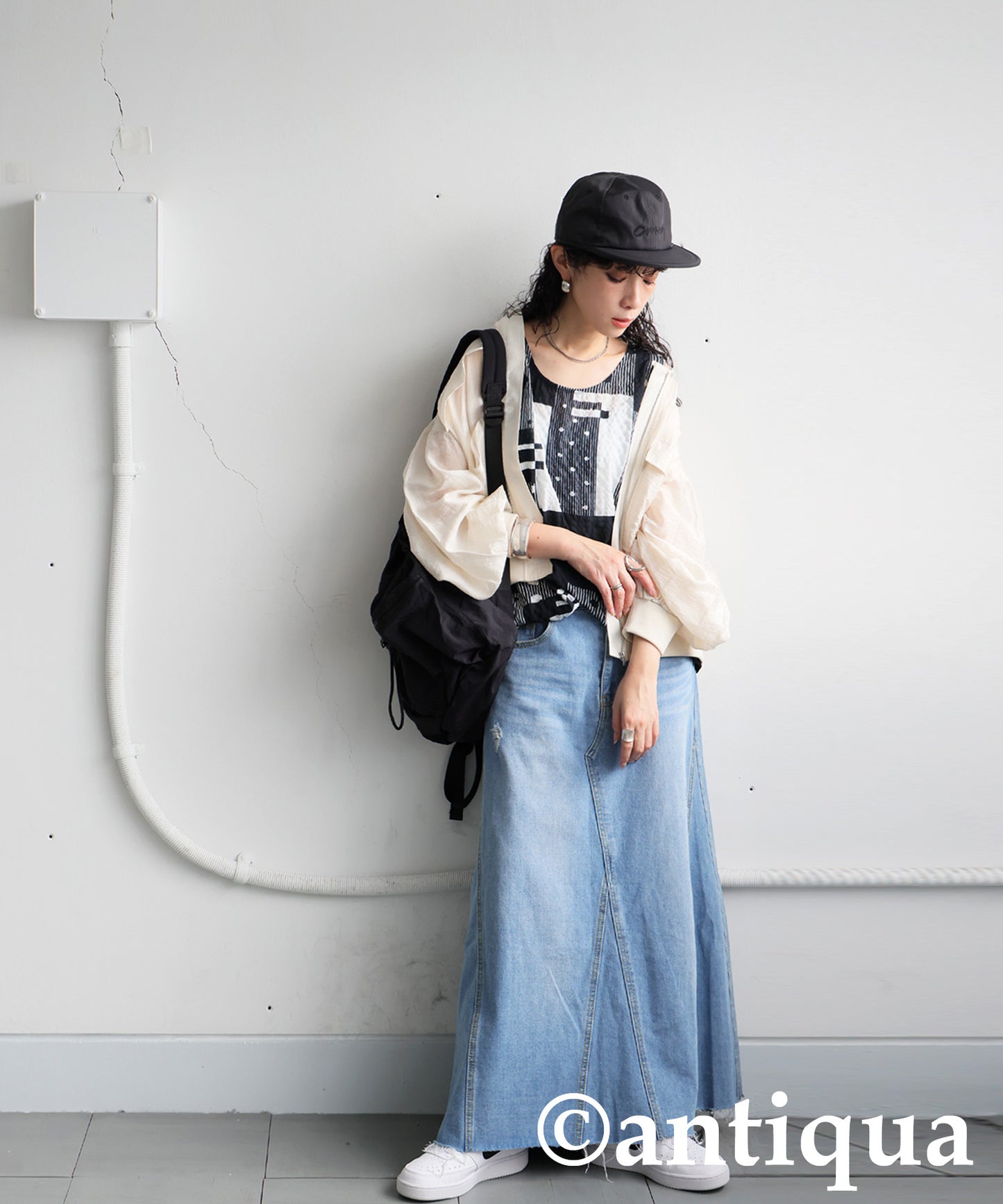 Ladies Geometric Print Tank Top