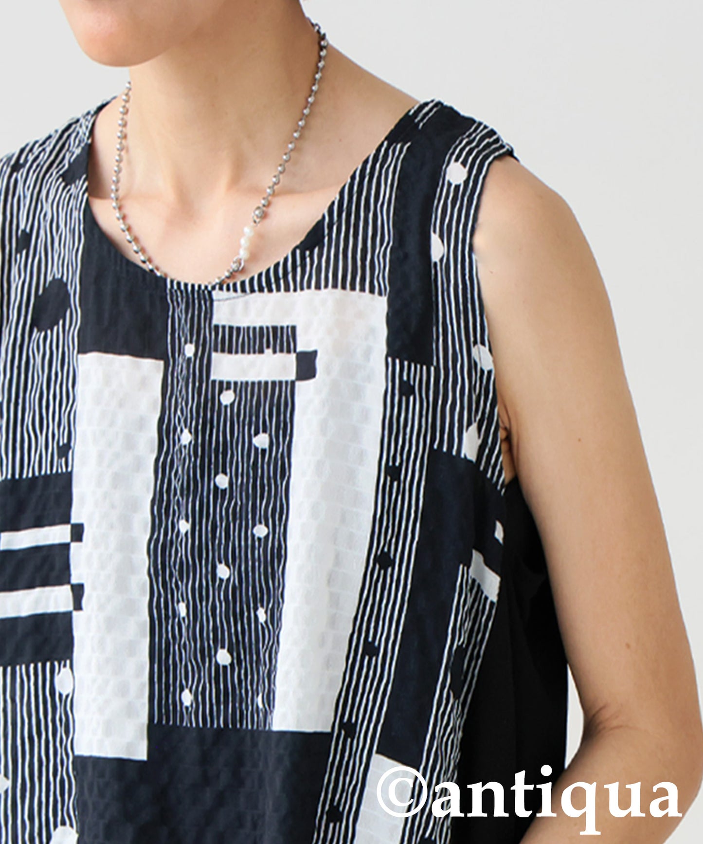 Ladies Geometric Print Tank Top