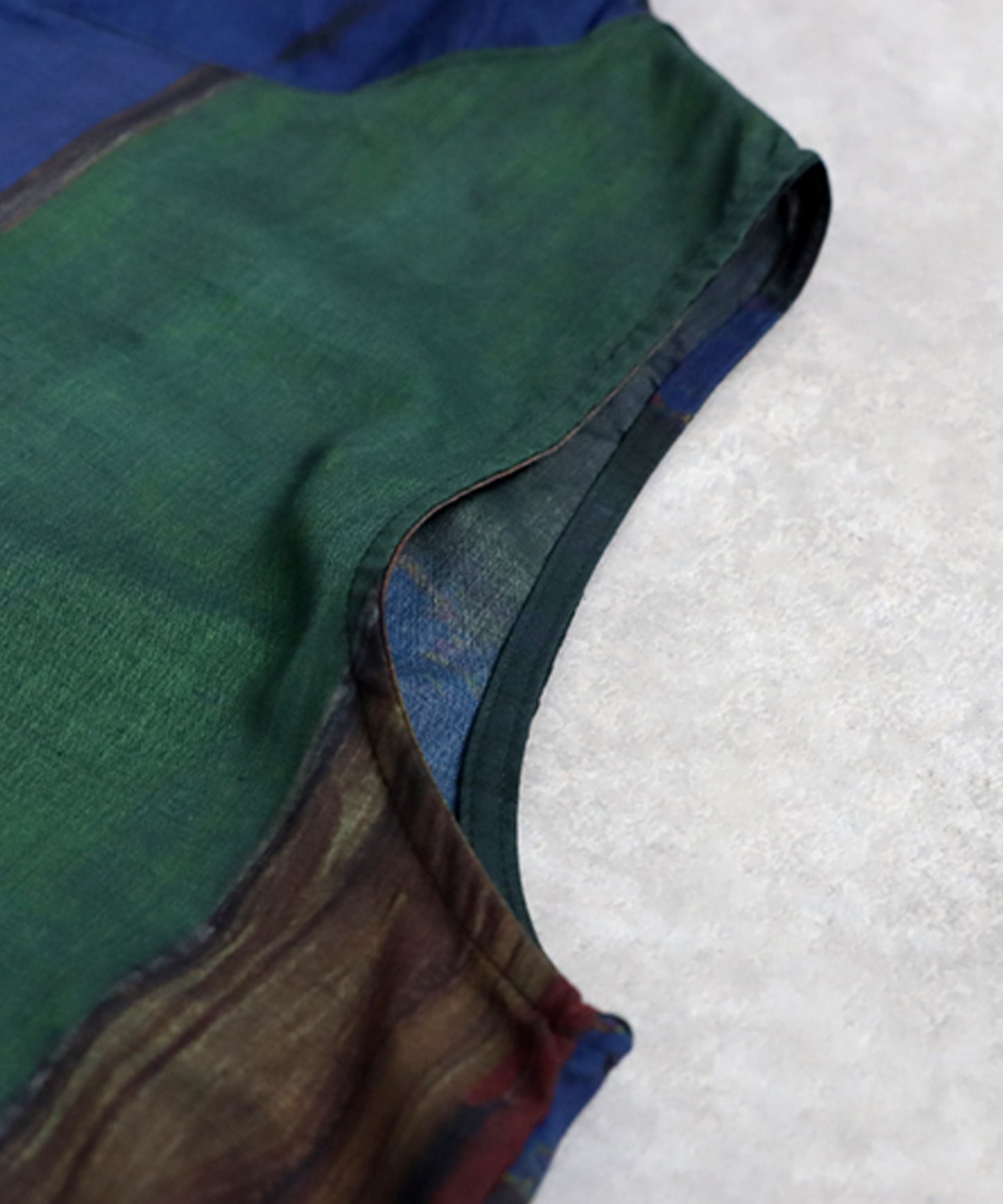 Ladies Art Print High Neck Dress