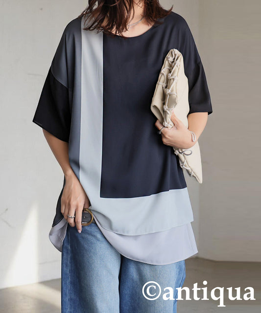 Ladies Layered Block Top