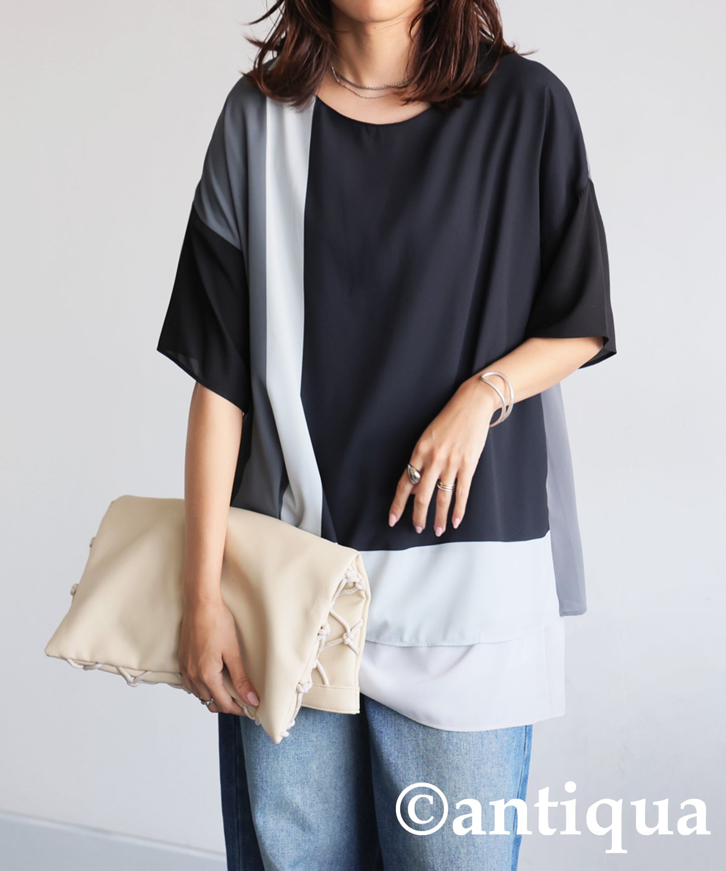 Ladies Layered Block Top