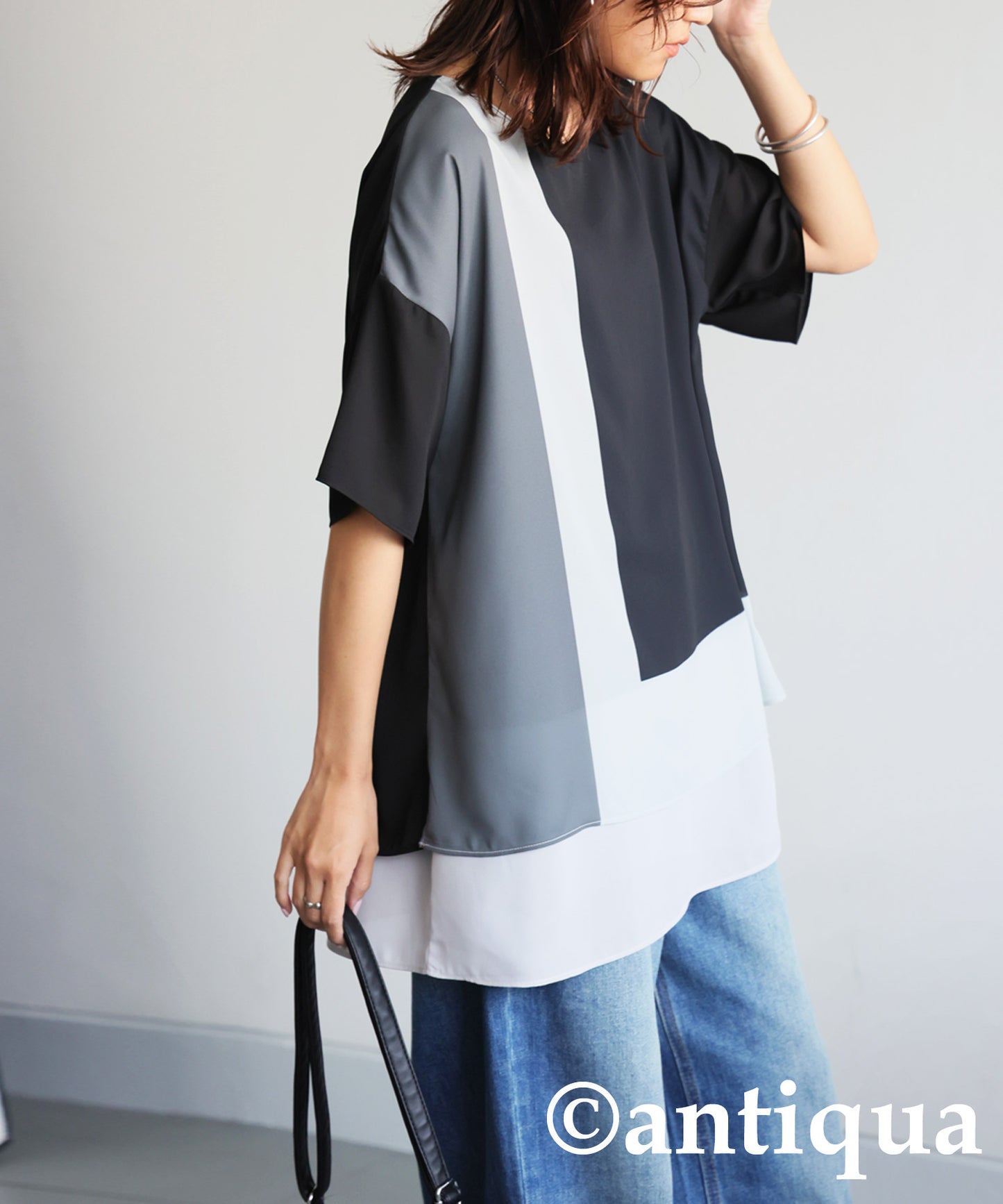 Ladies Layered Block Top