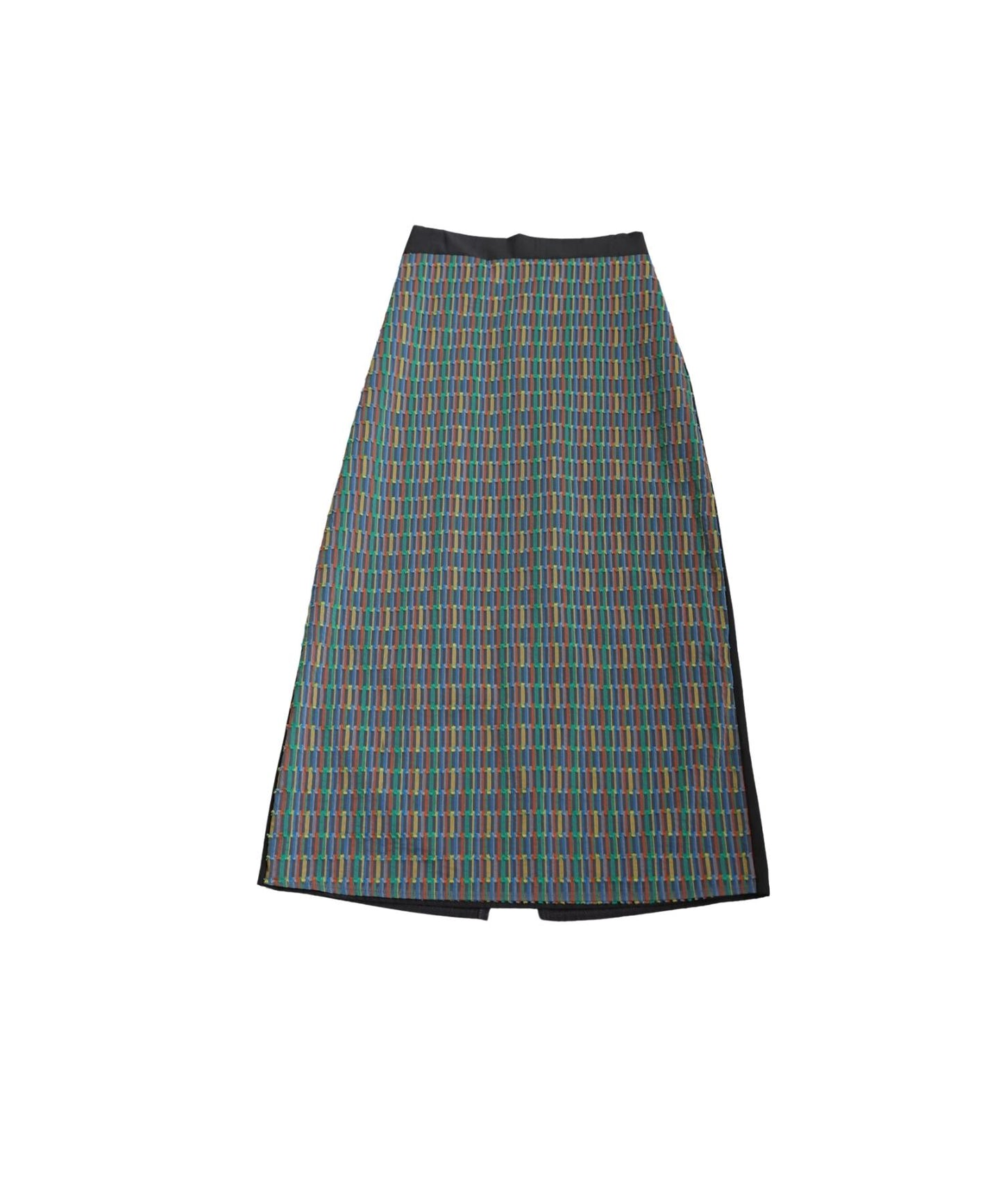 Ladies Striped Switching Skirt