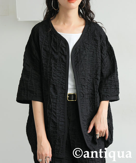 Ladies Mode Gathered Jacket