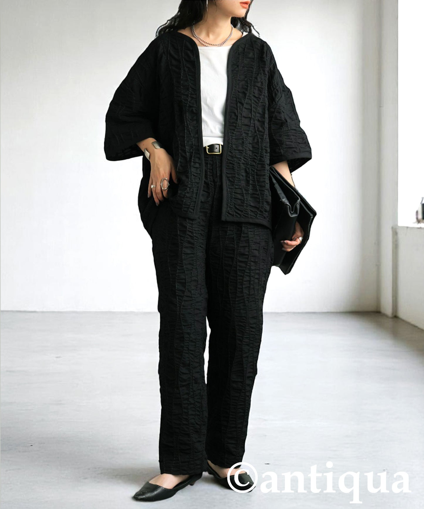 Ladies Mode Gathered Jacket