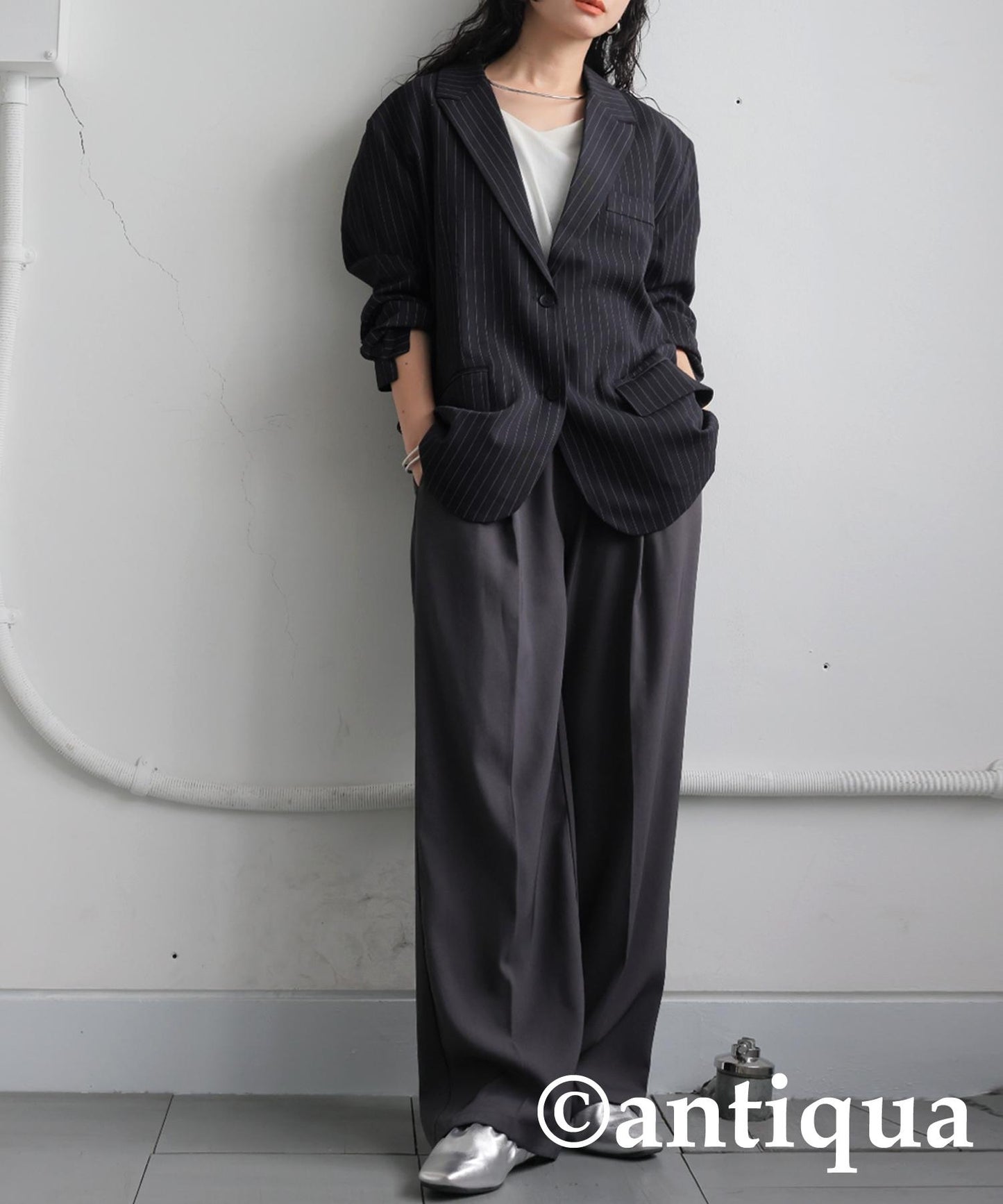 Ladies Striped Design Jacket