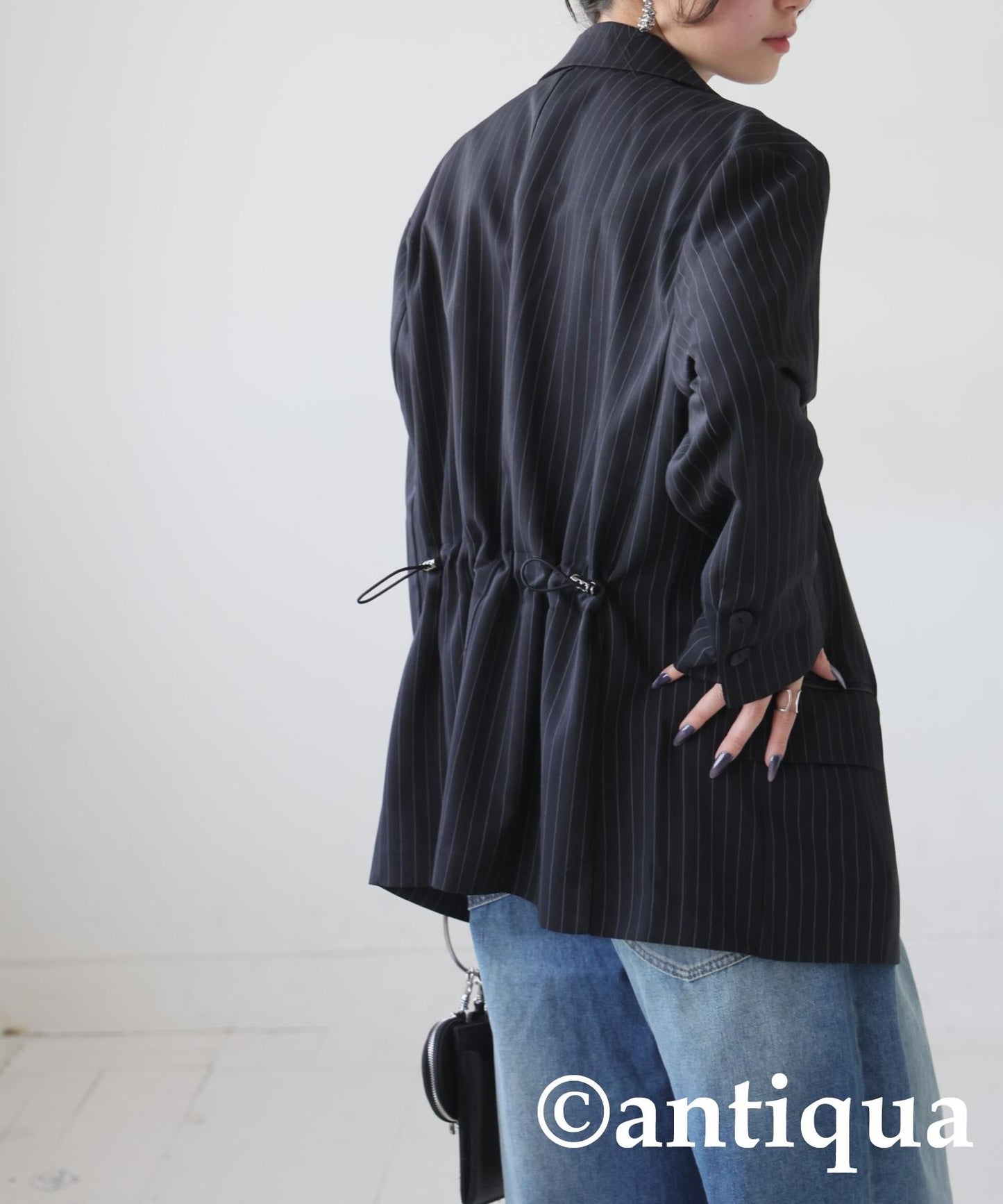Ladies Striped Design Jacket