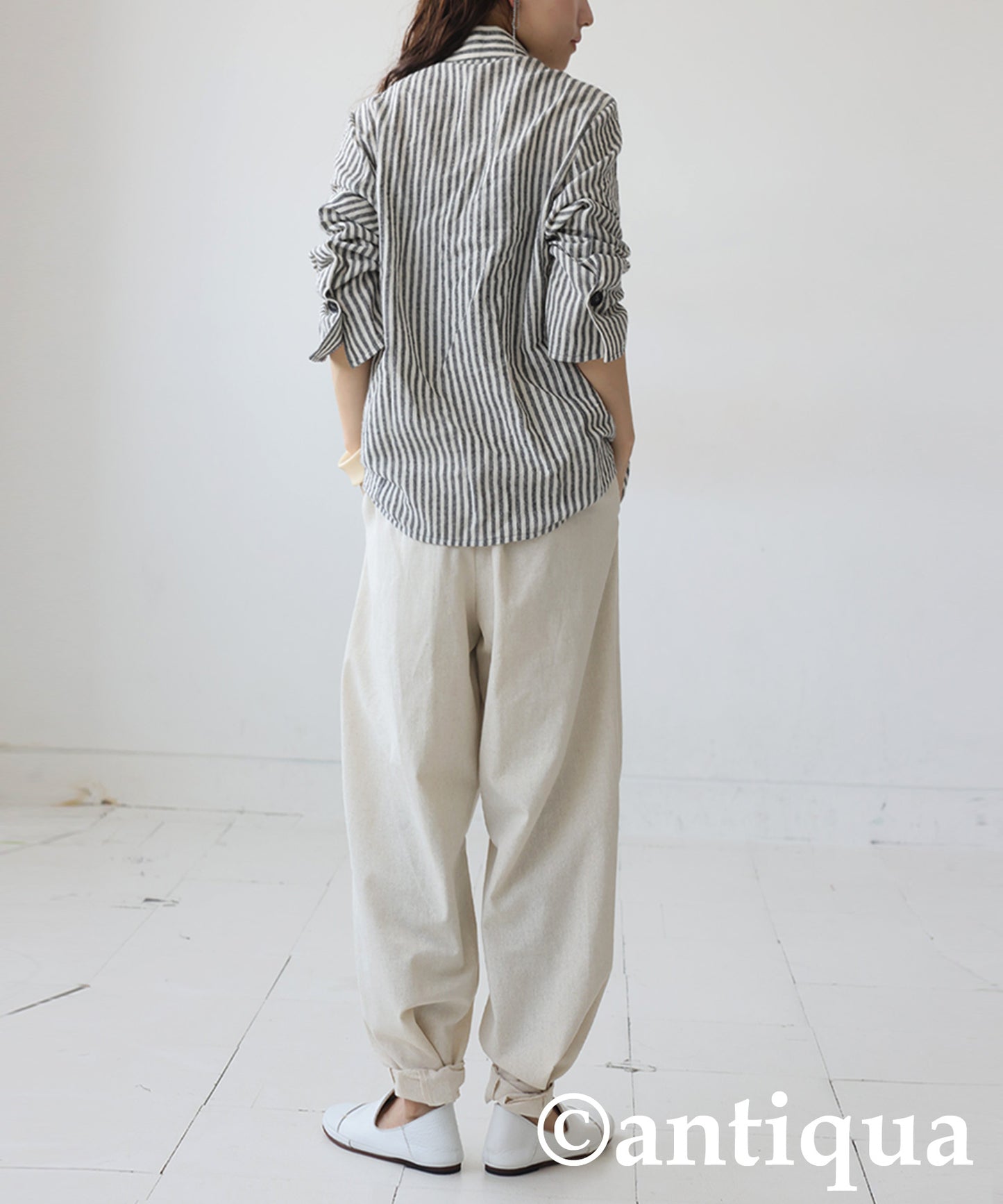 Ladies Striped Design Shirt