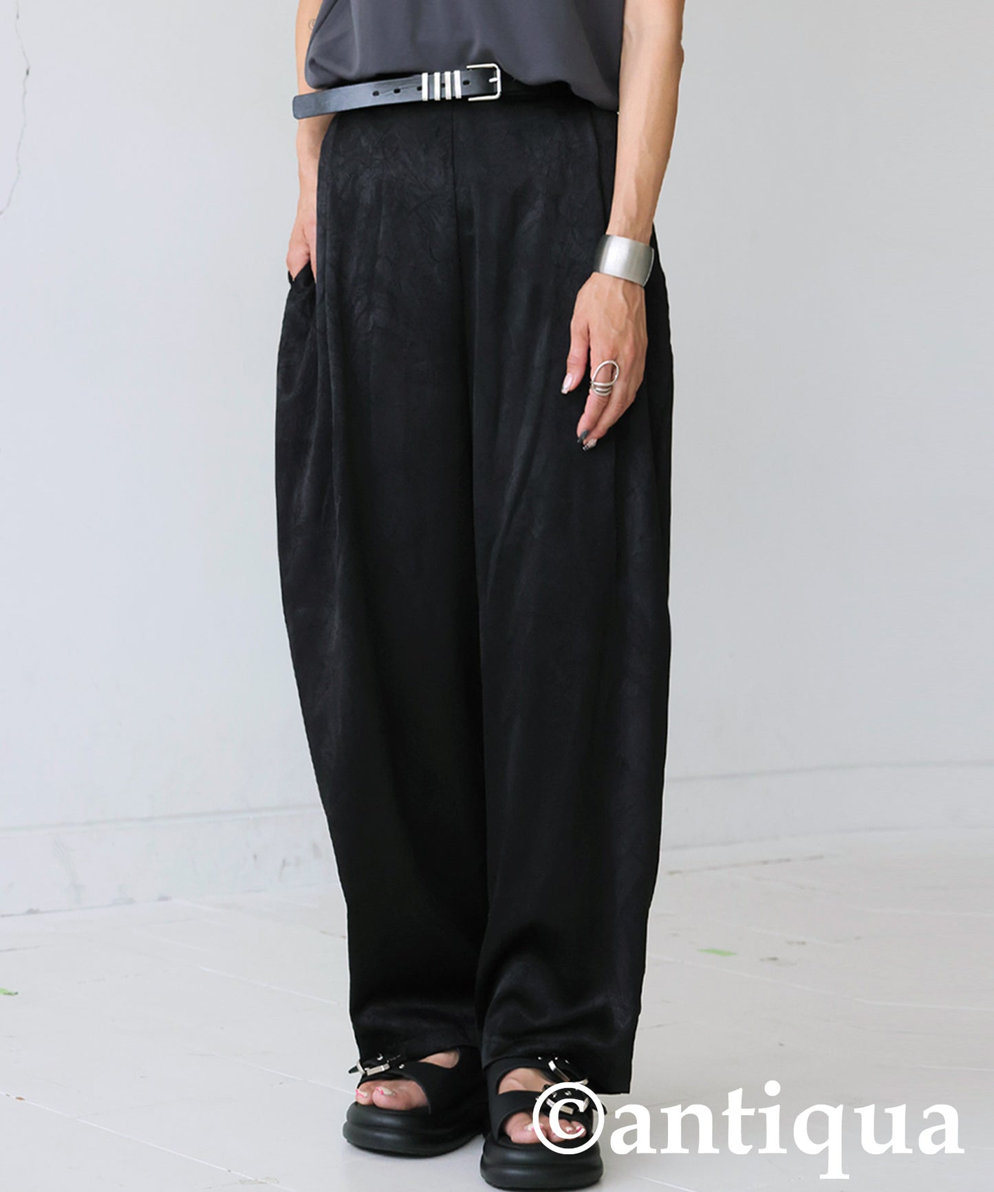 Ladies Matte Satin Pants