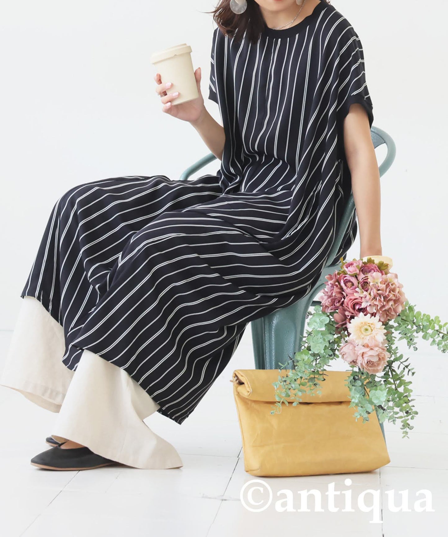 Ladies Striped Dress