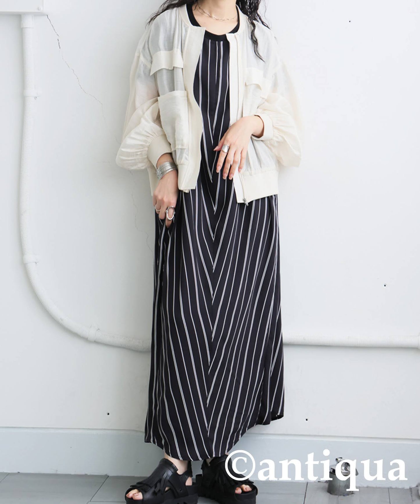 Ladies Striped Dress