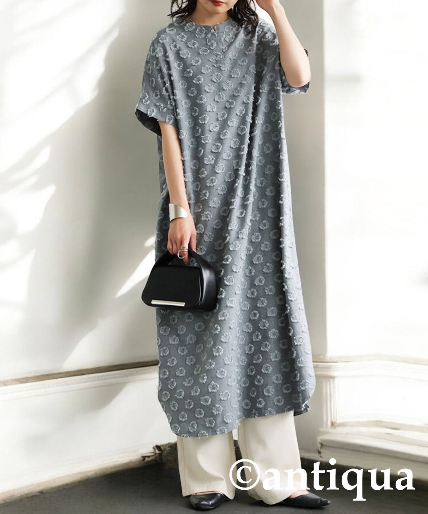 Ladies Fringe Dot Dress