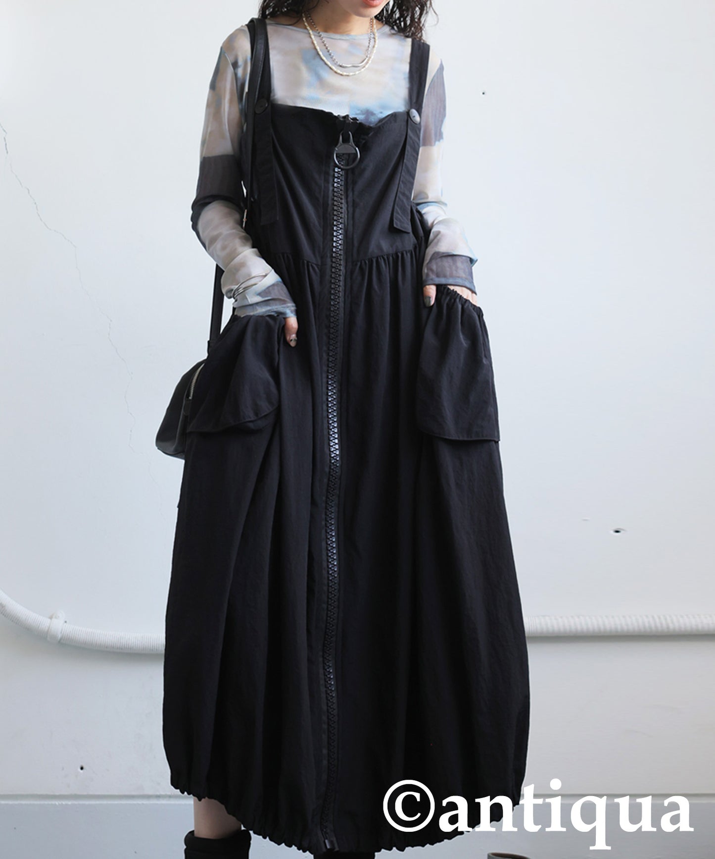 Ladies Big Zip Overalls