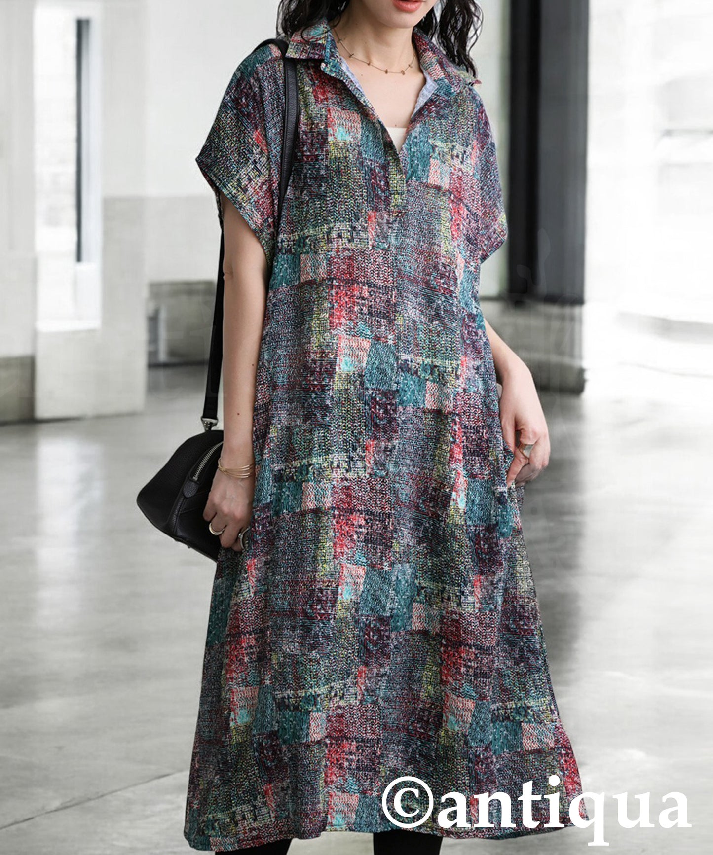 Ladies Art Print Skipper Dress