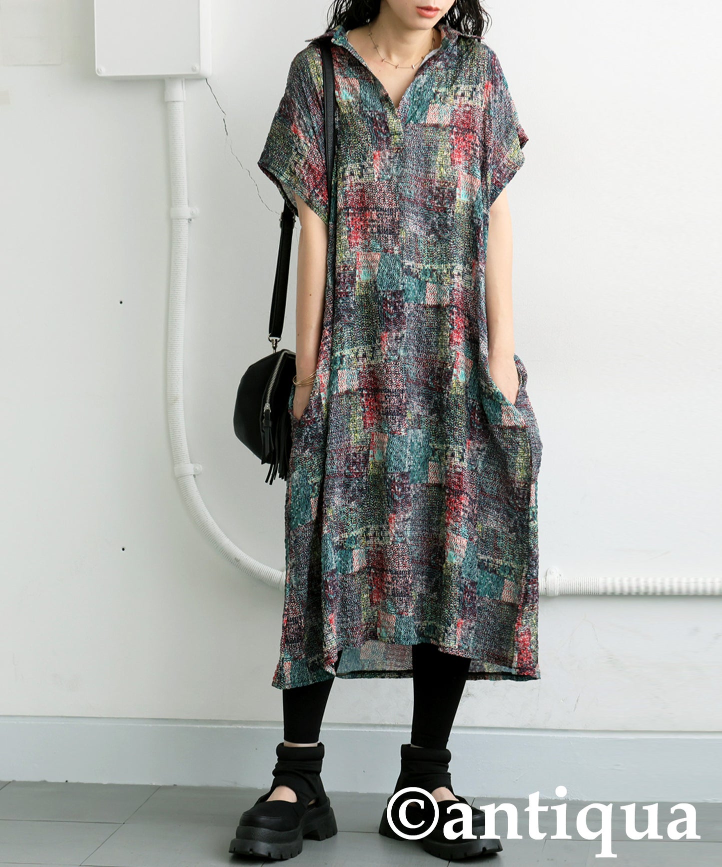 Ladies Art Print Skipper Dress