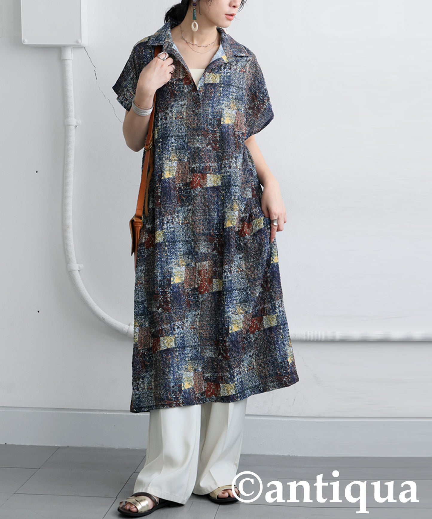 Ladies Art Print Skipper Dress