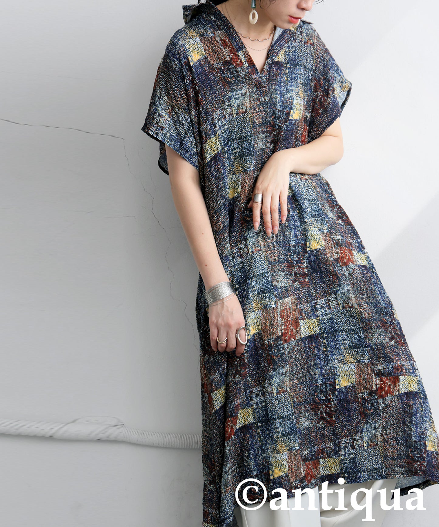 Ladies Art Print Skipper Dress