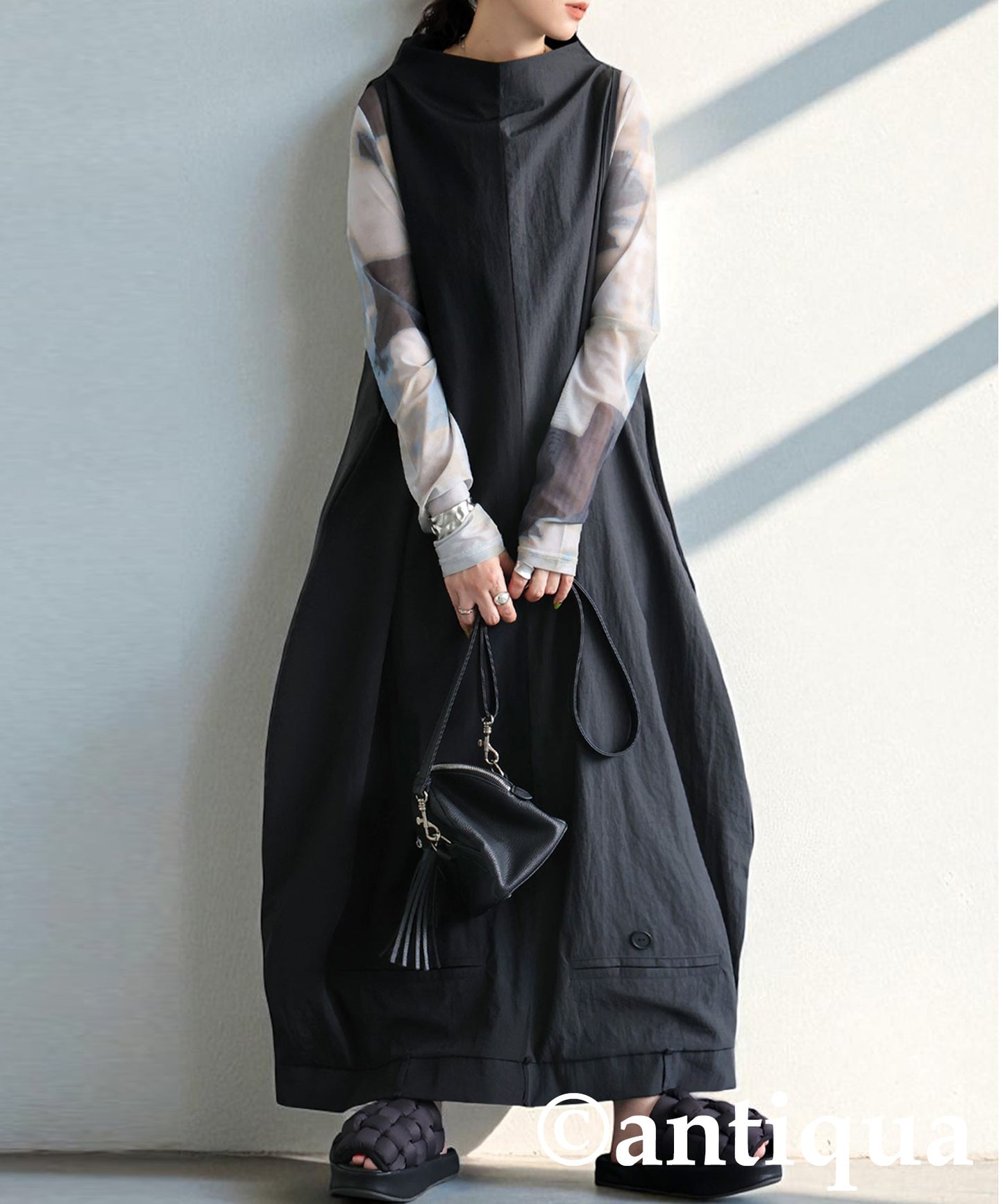 Ladies Cocoon Silhouette Dress