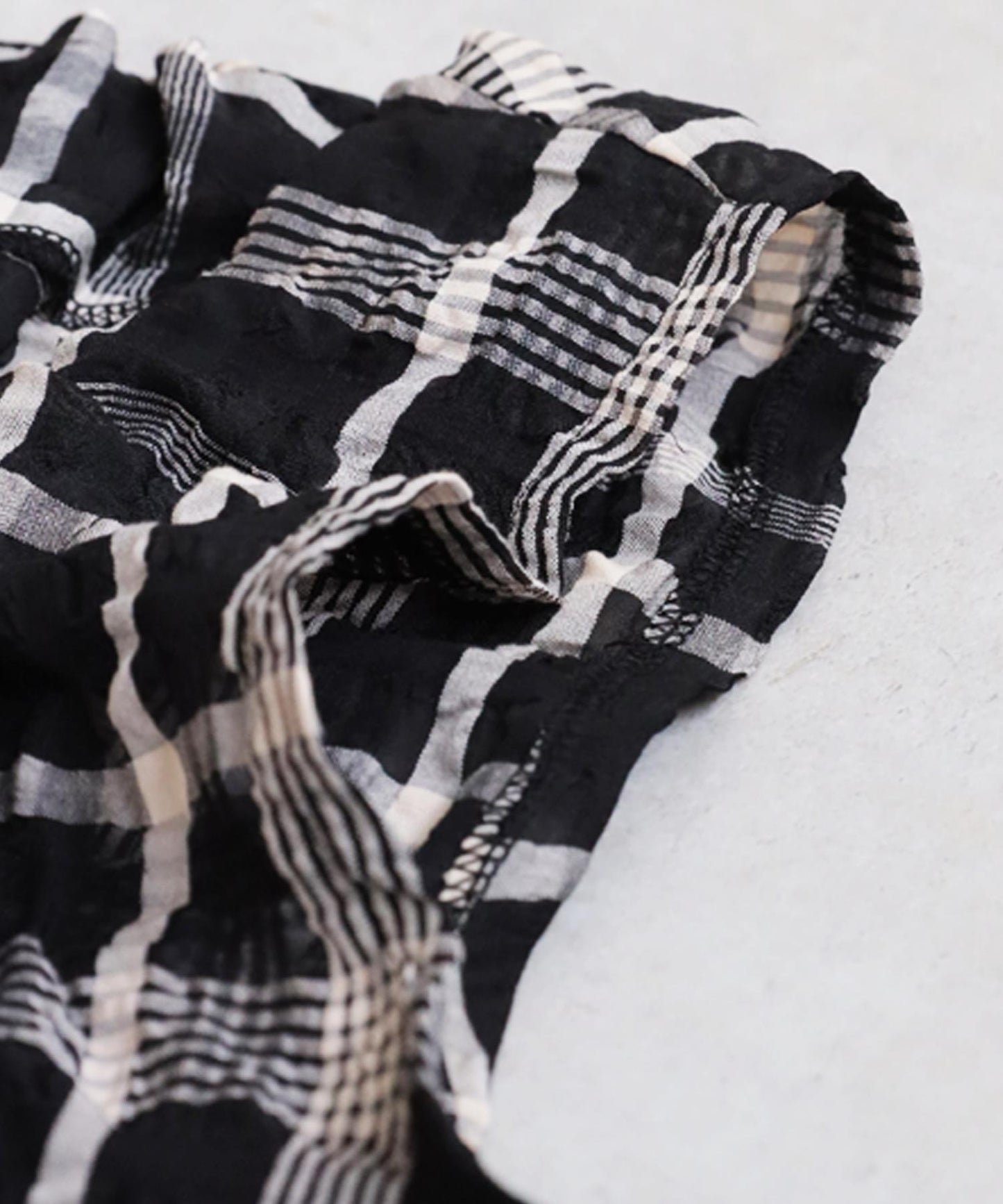 Ladies Asymmetrical Checked Dress