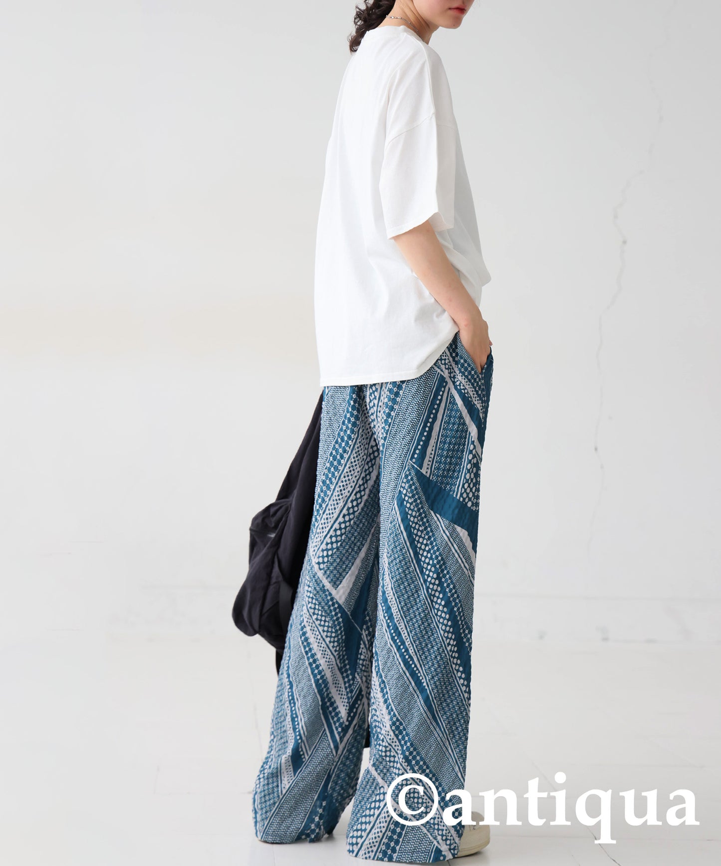 Ladies Retro Dot Straight Pants