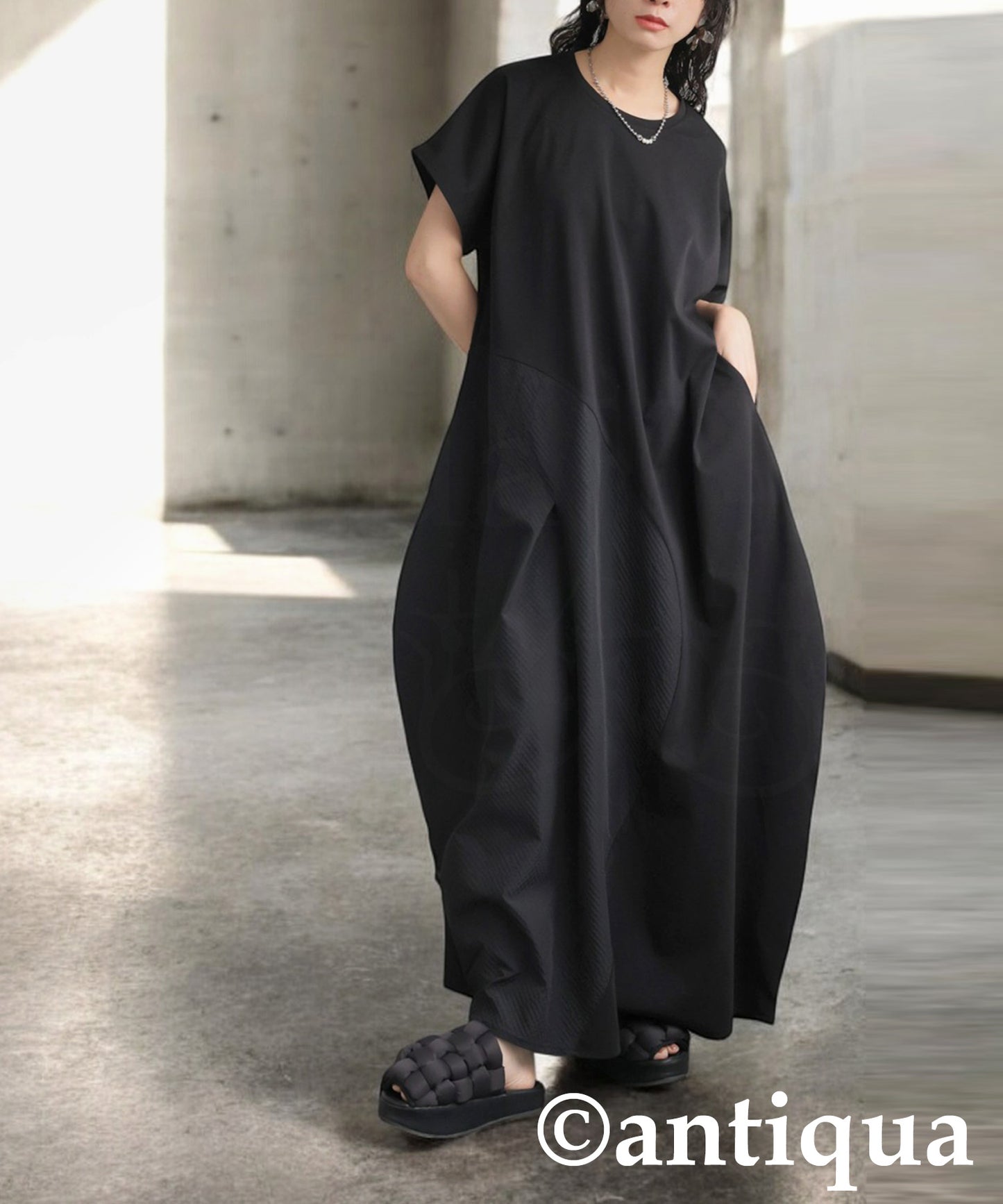 Ladies 3D Cocoon Dress