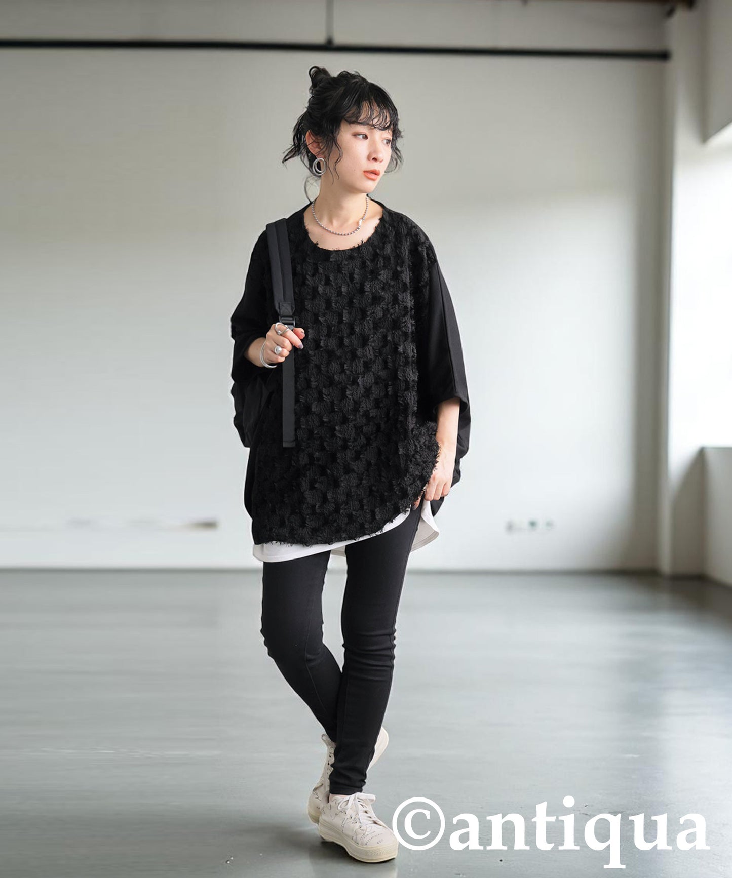 Ladies Fringe Dolman Top