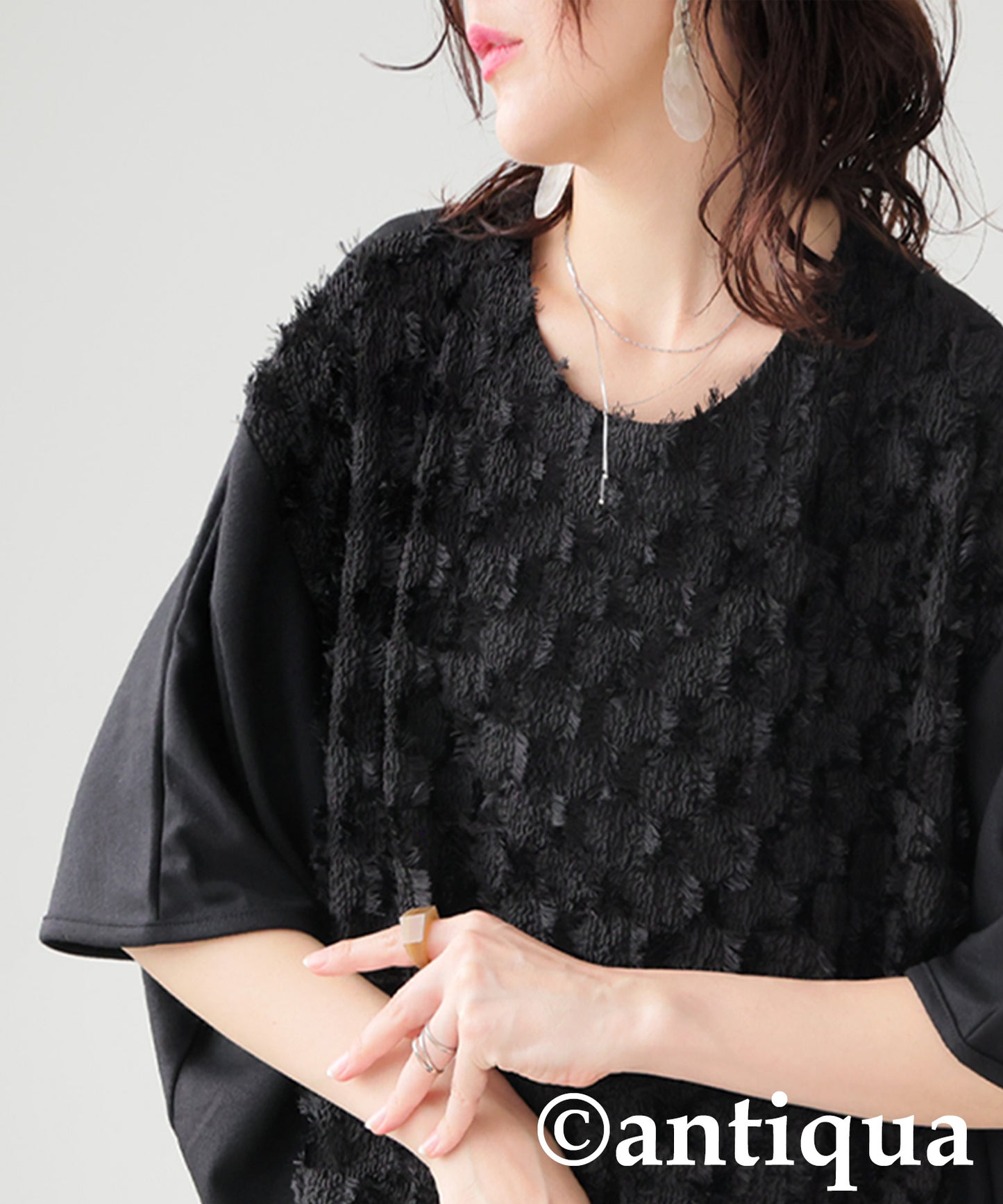 Ladies Fringe Dolman Top