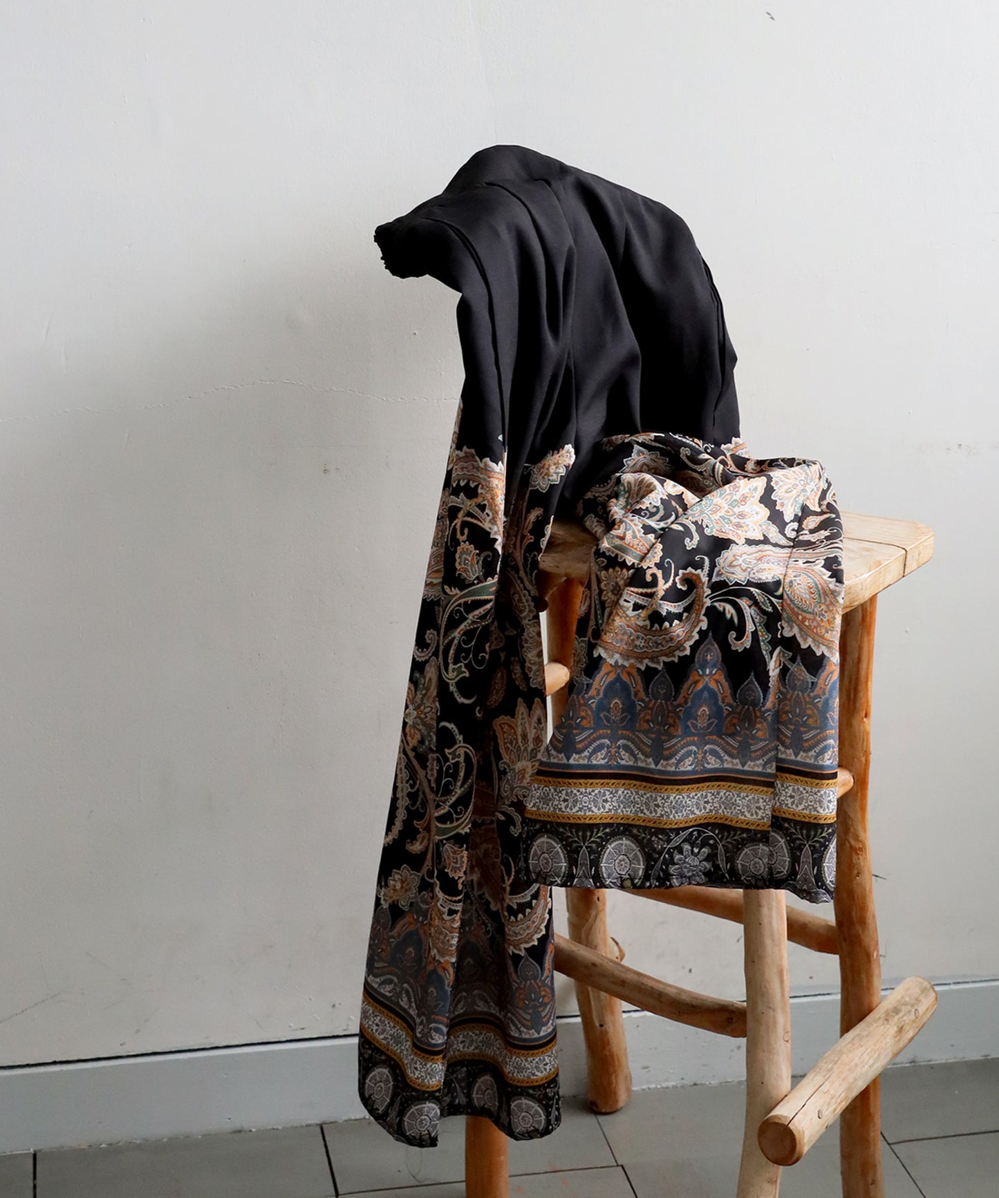 Ladies Paisley Wide Pants