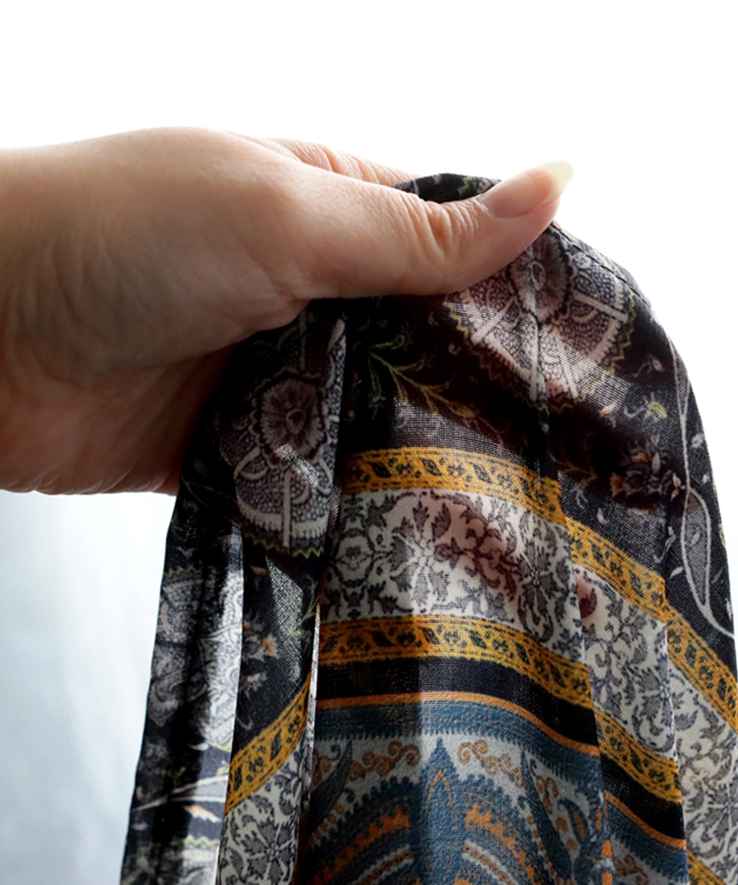 Ladies Paisley Wide Pants