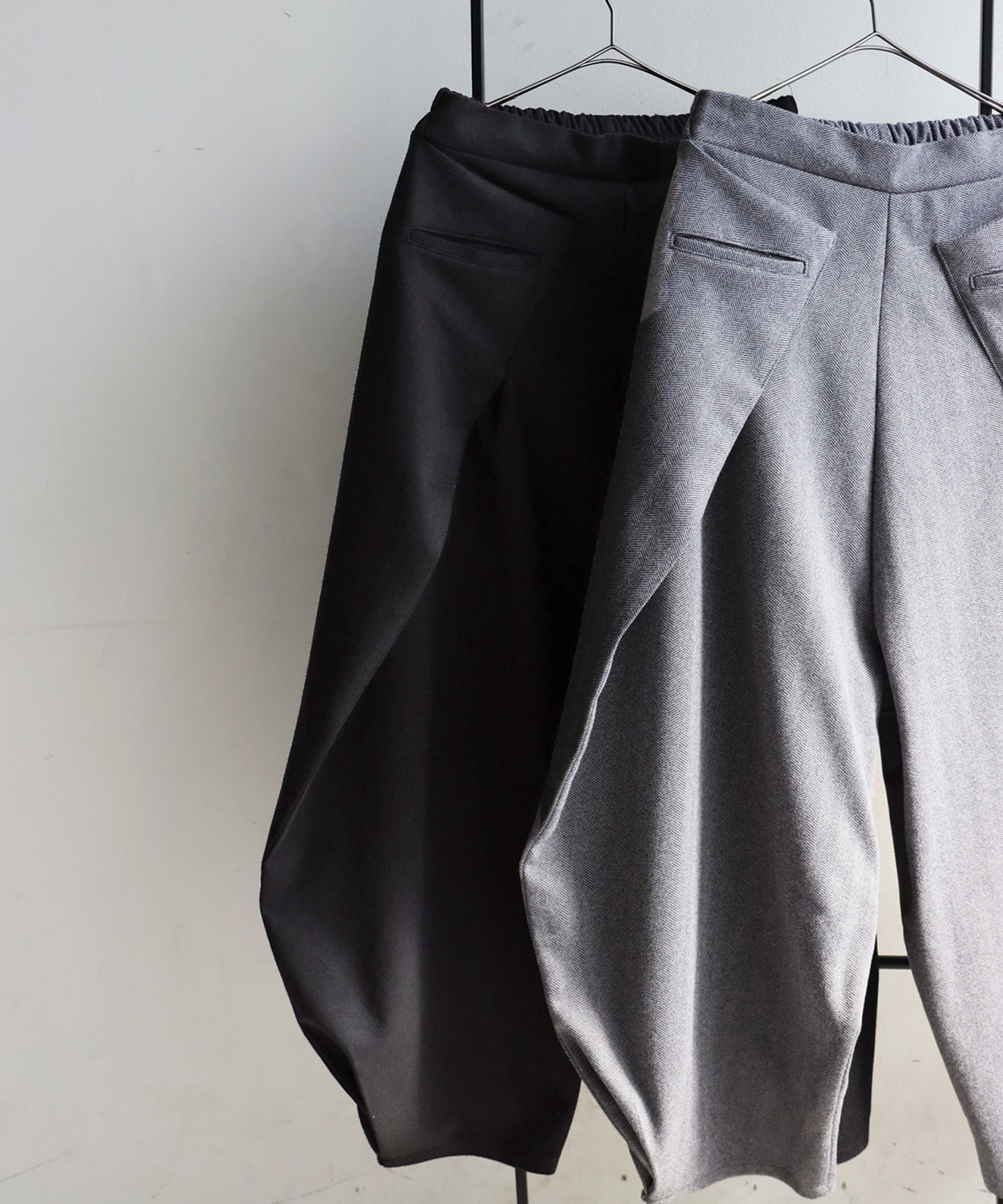 Herringbone Wide Pants Ladies