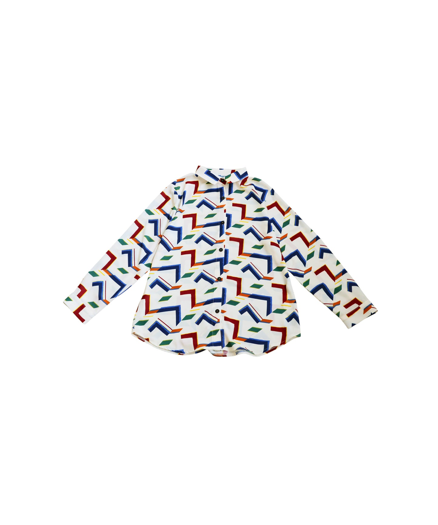 Geometric Print Shirt Ladies