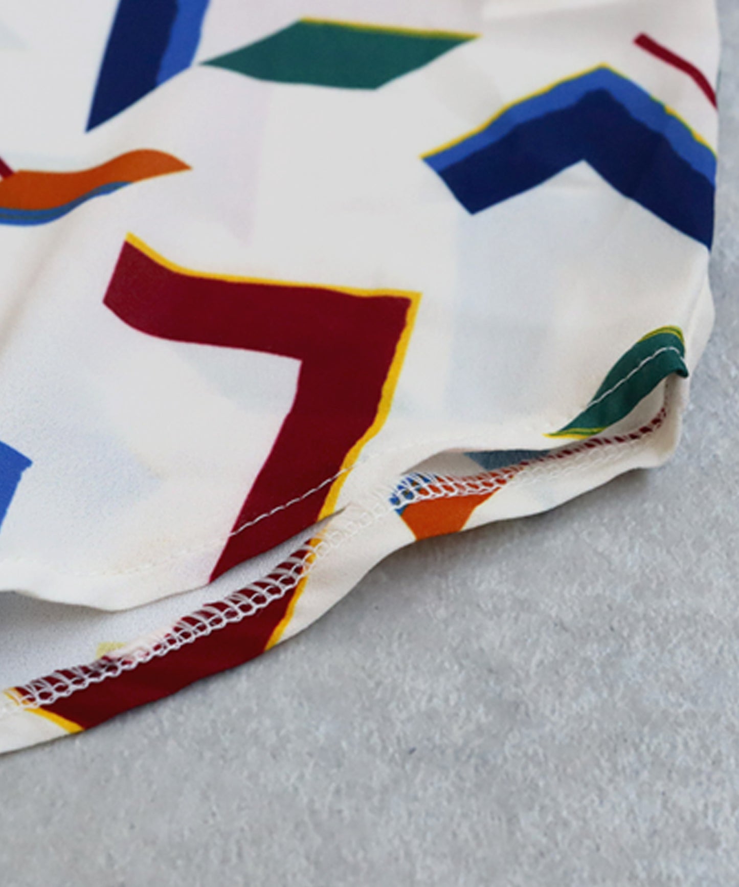 Geometric Print Shirt Ladies