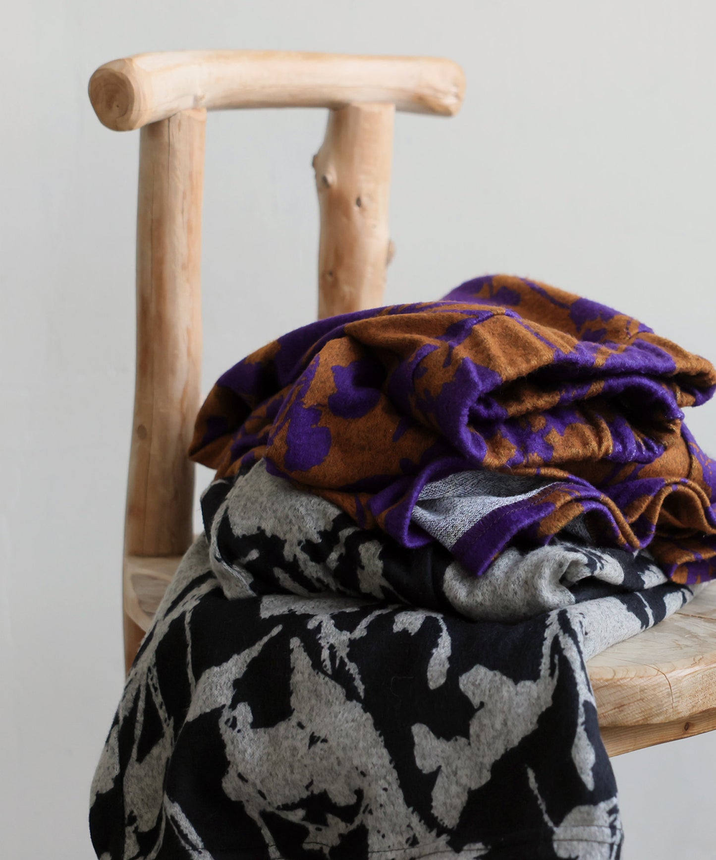 Brushed Floral Flared Skirt Ladies