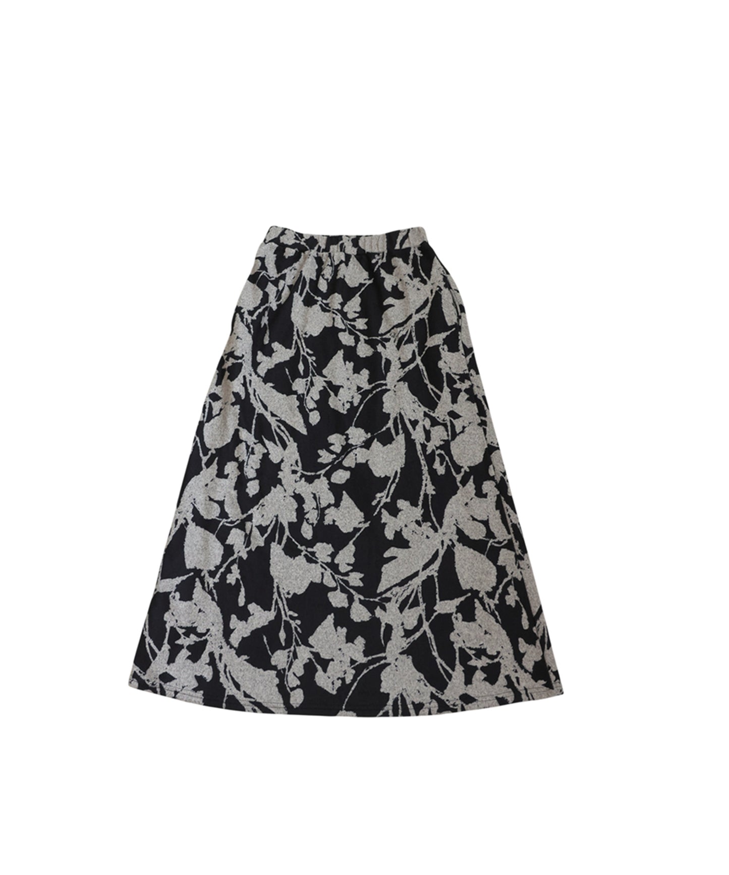 Brushed Floral Flared Skirt Ladies