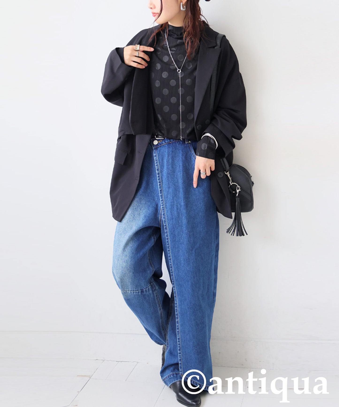 Polka Dot Sheer Top Ladies