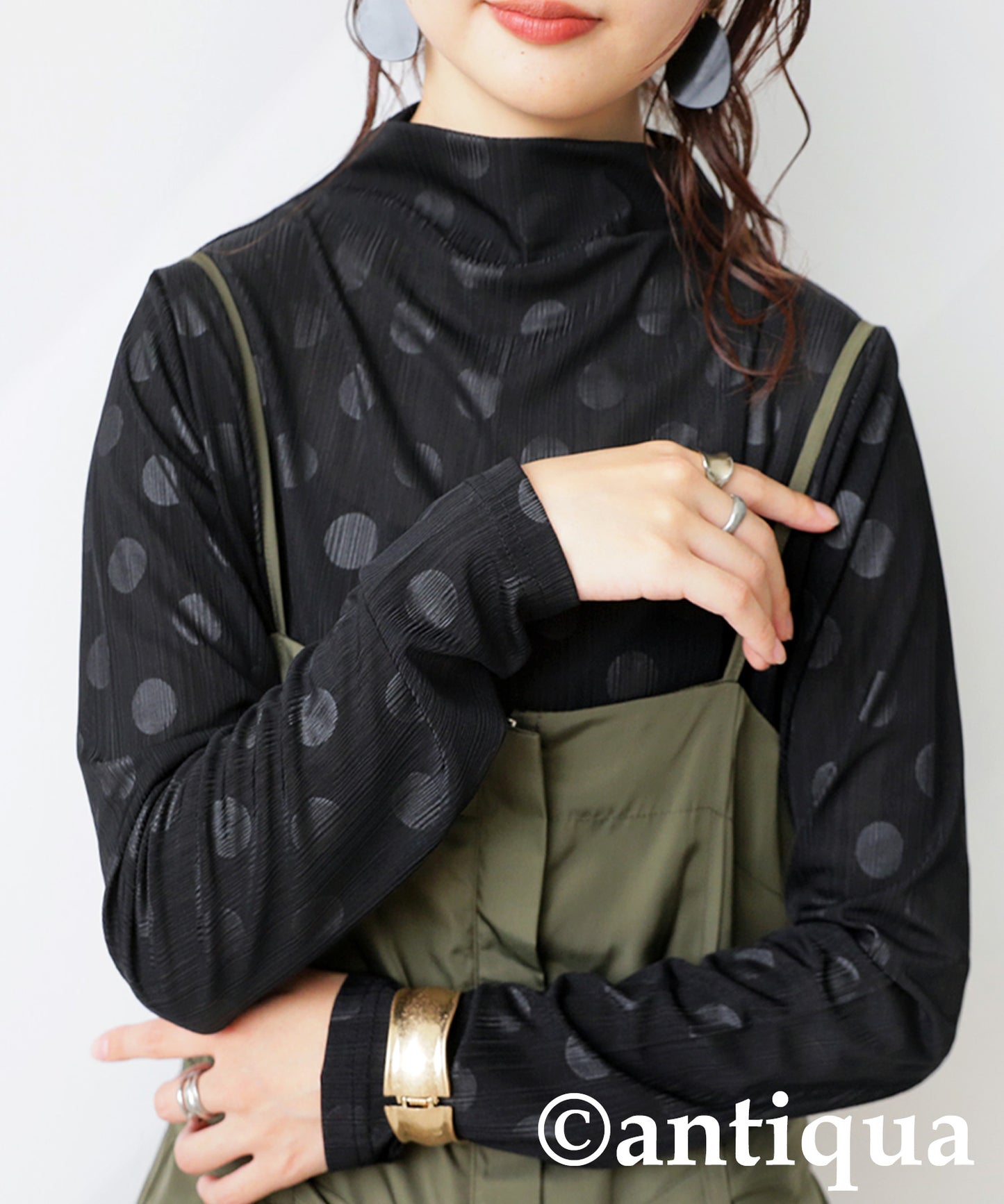 Polka Dot Sheer Top Ladies